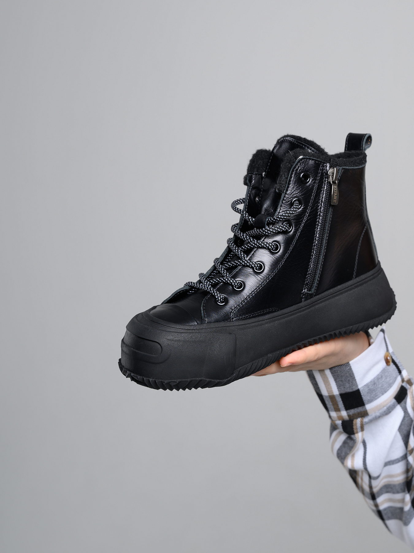 картинка Ботинки ED'ART 217.PODYUM151'bl. черный от интернет магазина