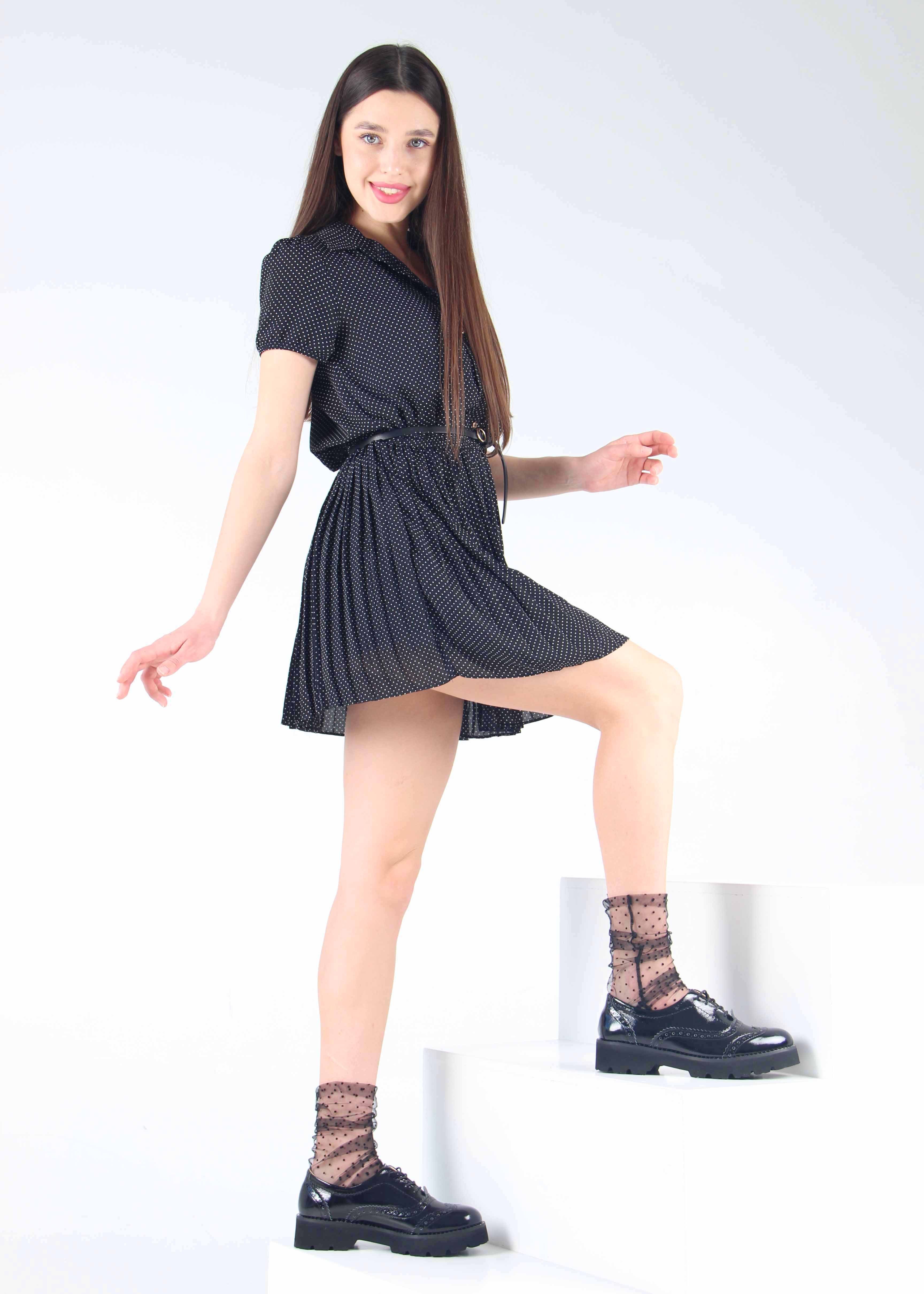 картинка Туфли полуботинки ED'ART 100.10182'bl. Черный наплак от интернет магазина