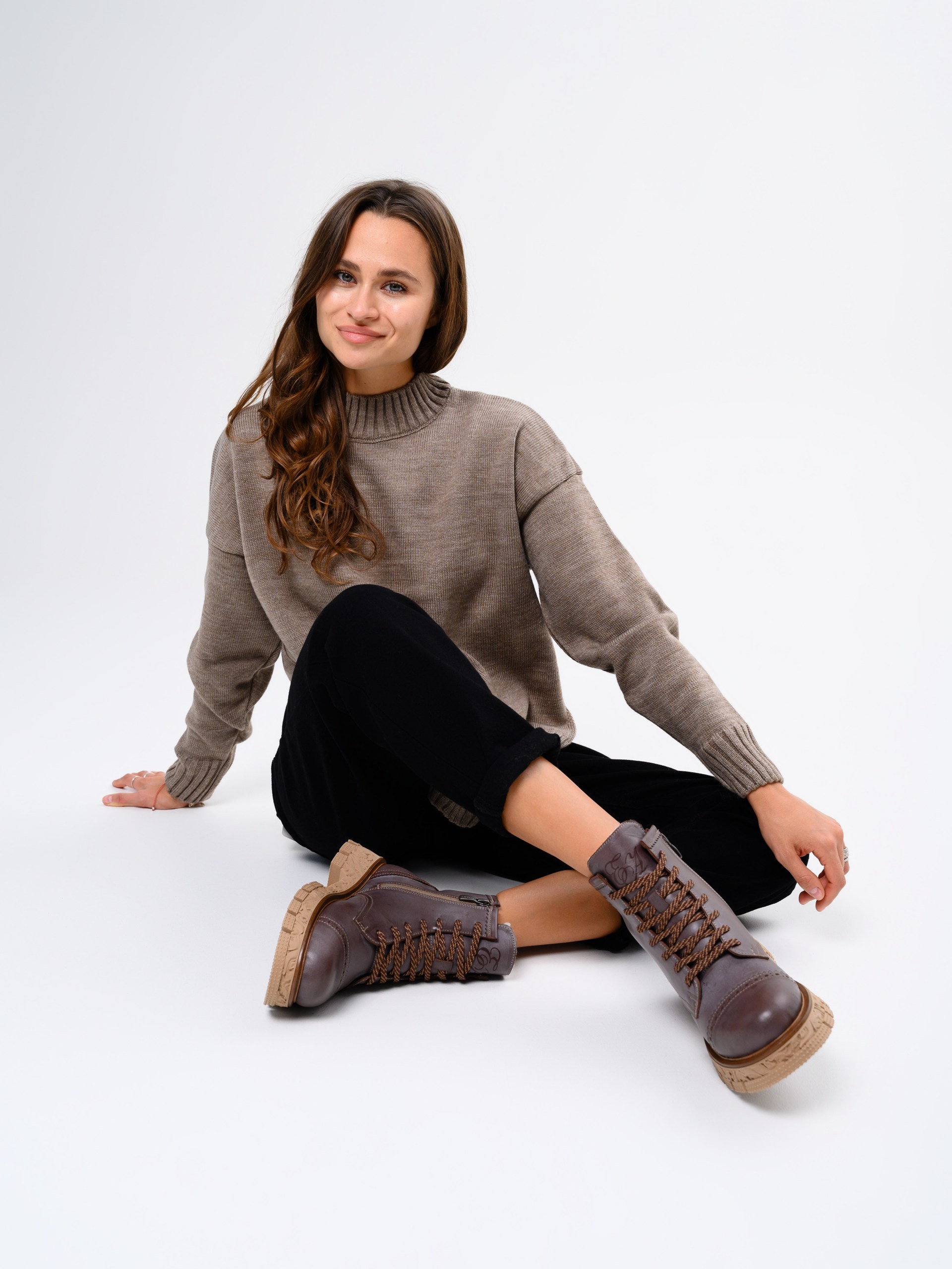 картинка Ботинки ED'ART 319.PODYUM141'br. Вакса коричневая от интернет магазина