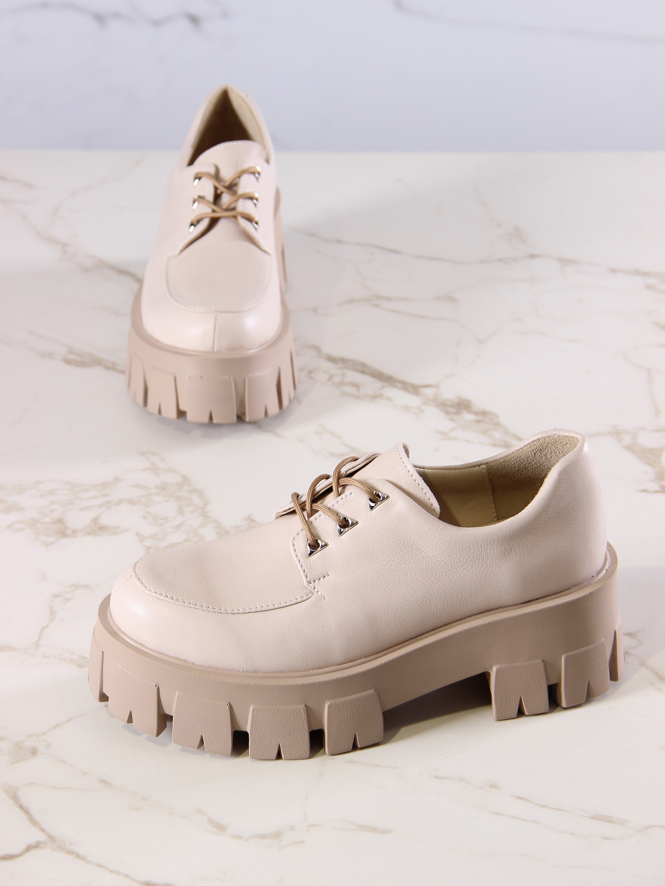 картинка Туфли полуботинки ED'ART 202.90200'ca.Бежевый стар пудра от интернет магазина