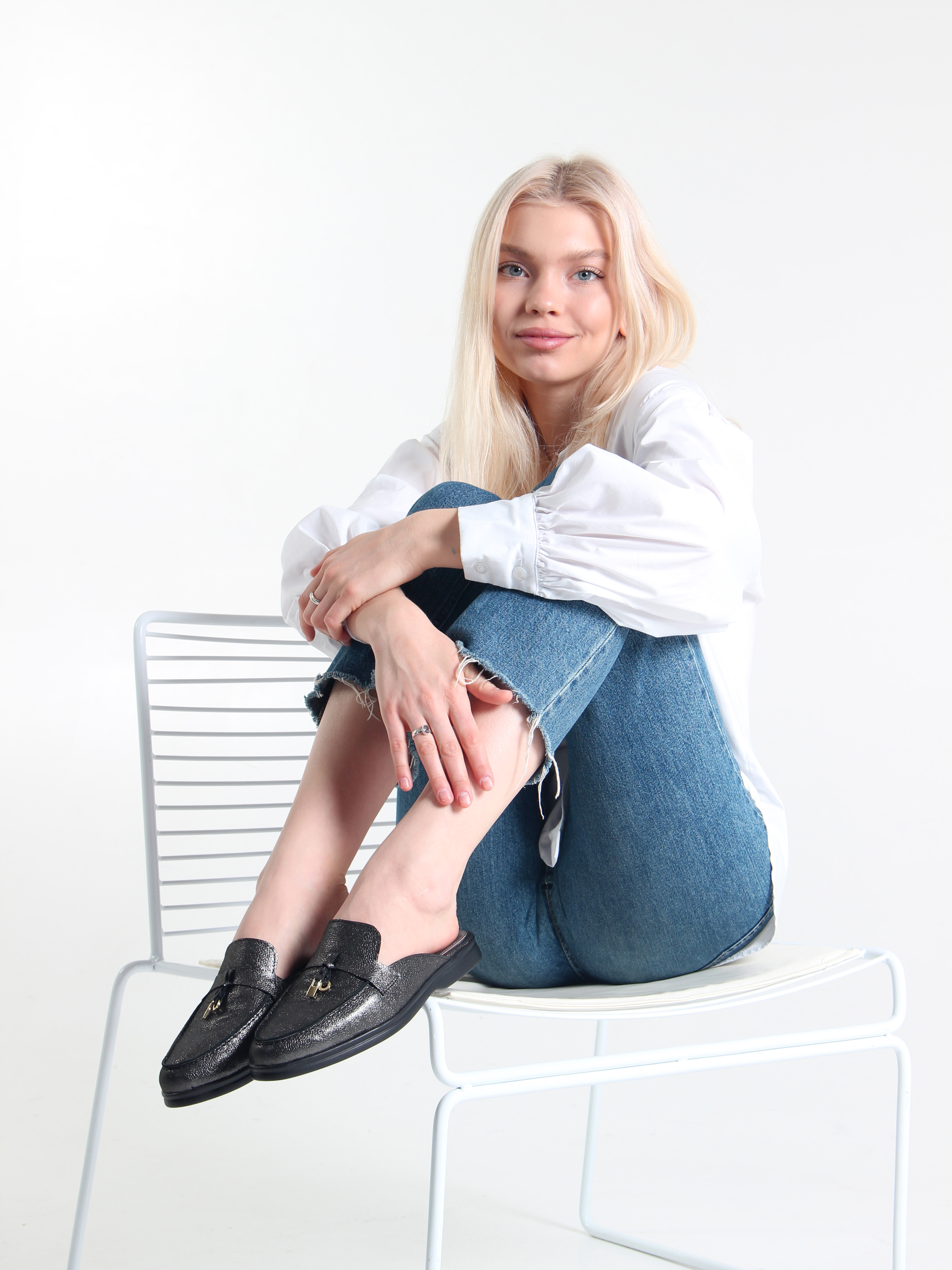 картинка Мюли ED'ART 1070.2614'bl. черный астана от интернет магазина