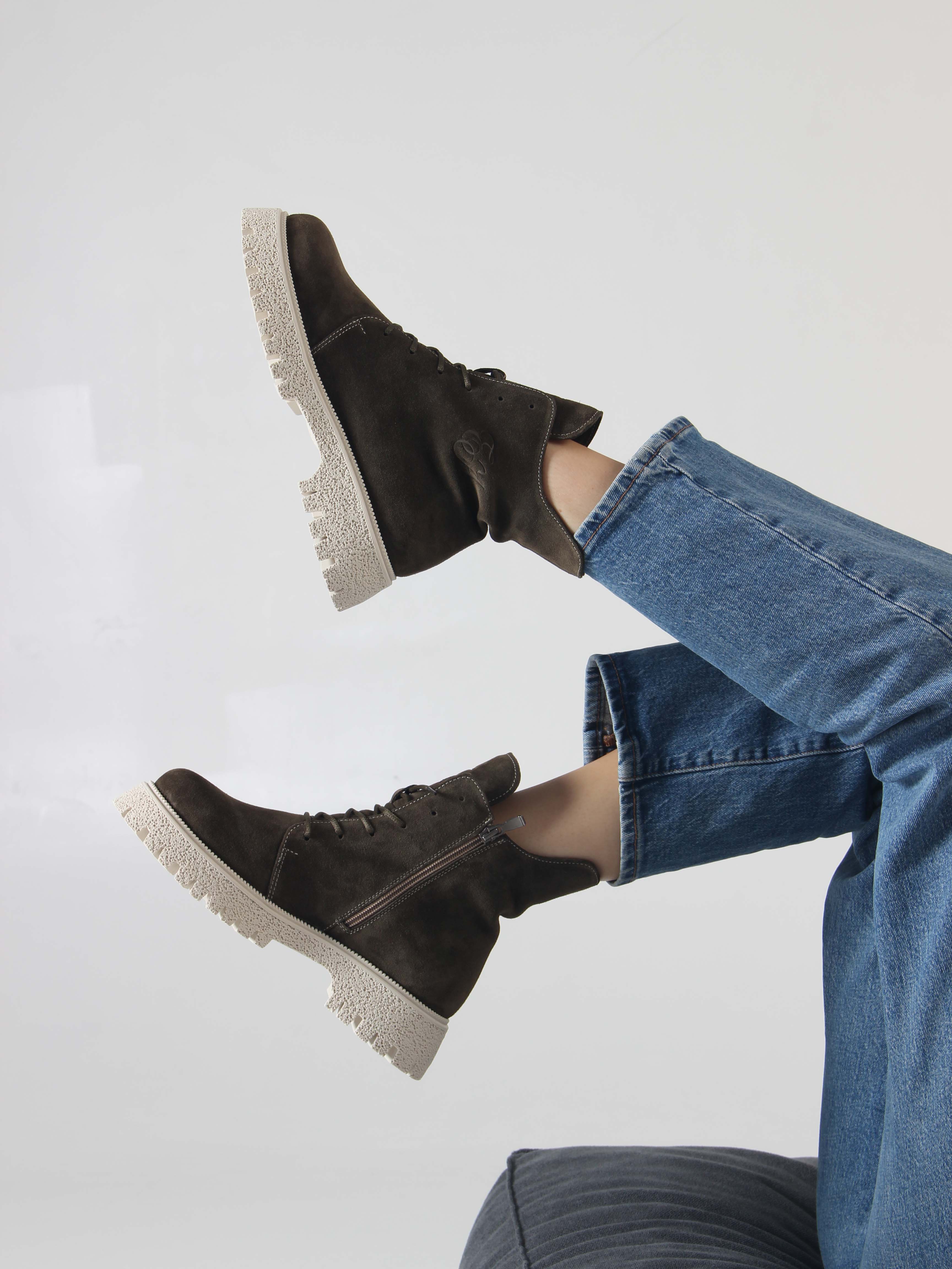 картинка Ботинки ED'ART 228.V.1541'be. Хаки от интернет магазина