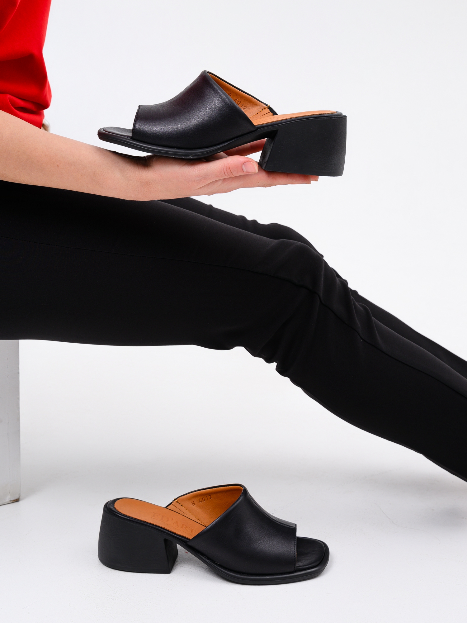 картинка Босоножки ED'ART 4012.23663'bl. Черный от интернет магазина