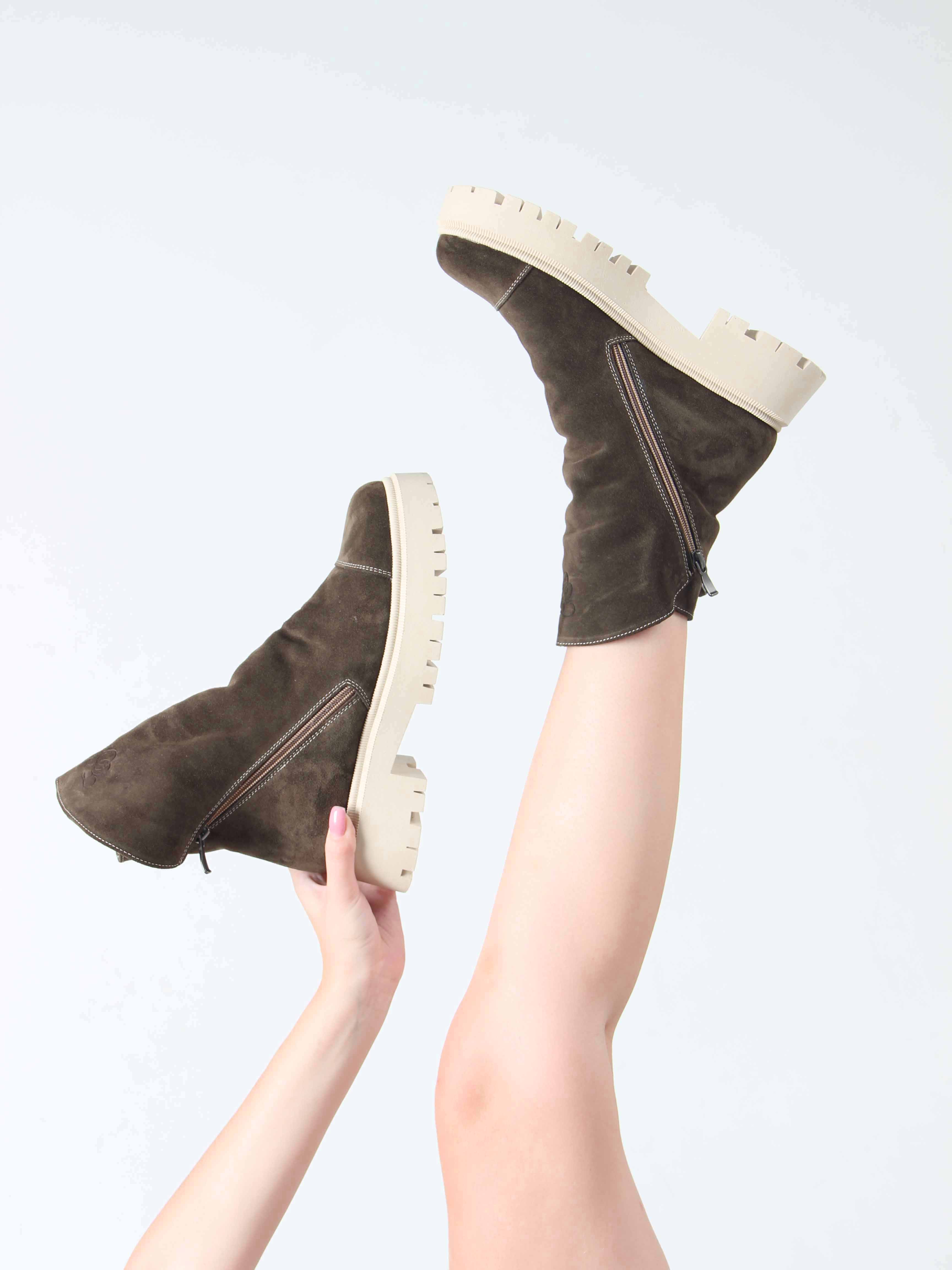 картинка Ботинки ED'ART 233.2094'be. хаки от интернет магазина