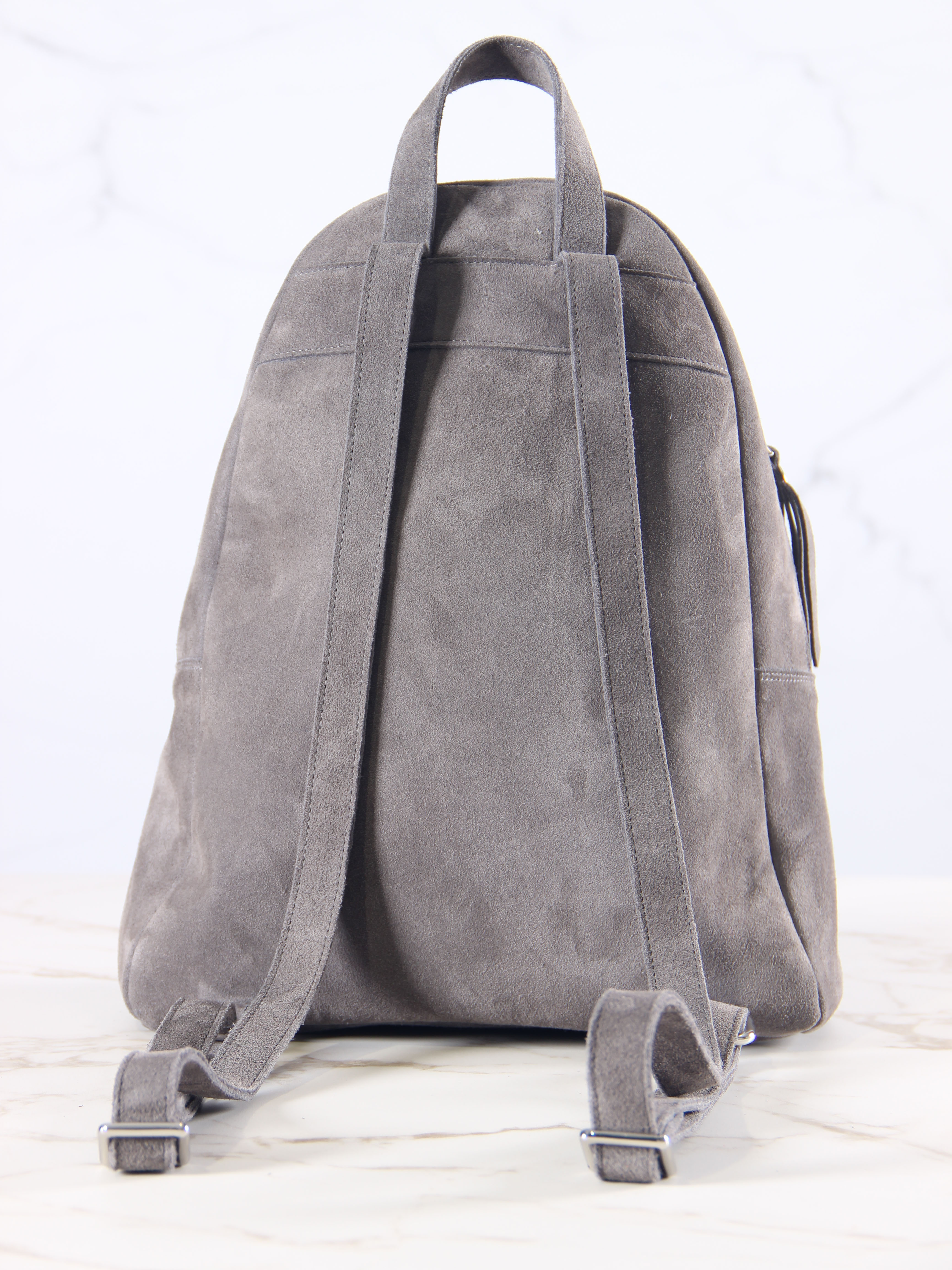 картинка Рюкзак ED'ART r01.серый замок замша от интернет магазина