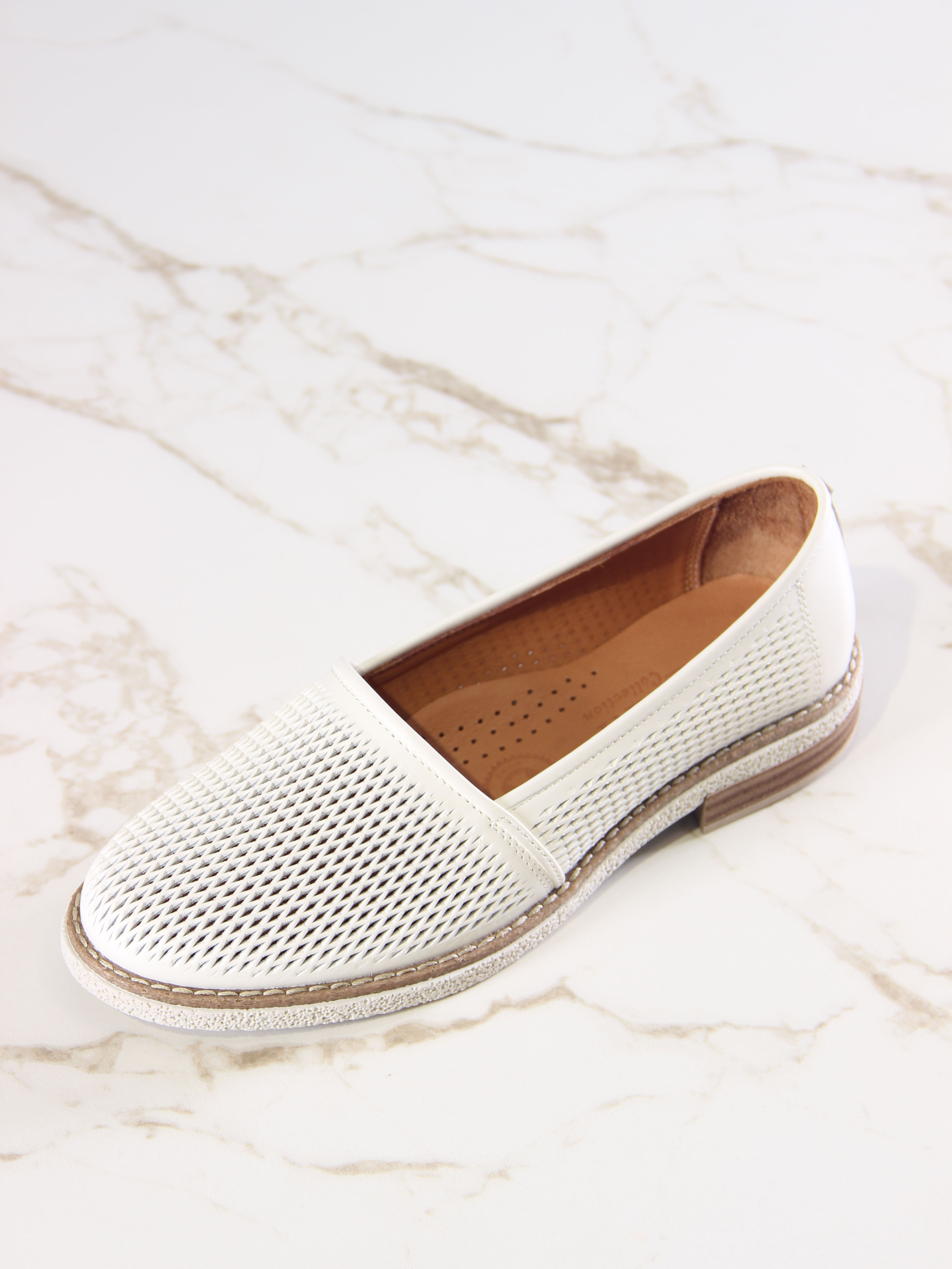 картинка Лоферы ED'ART 110.rose'be.Бежевый от интернет магазина