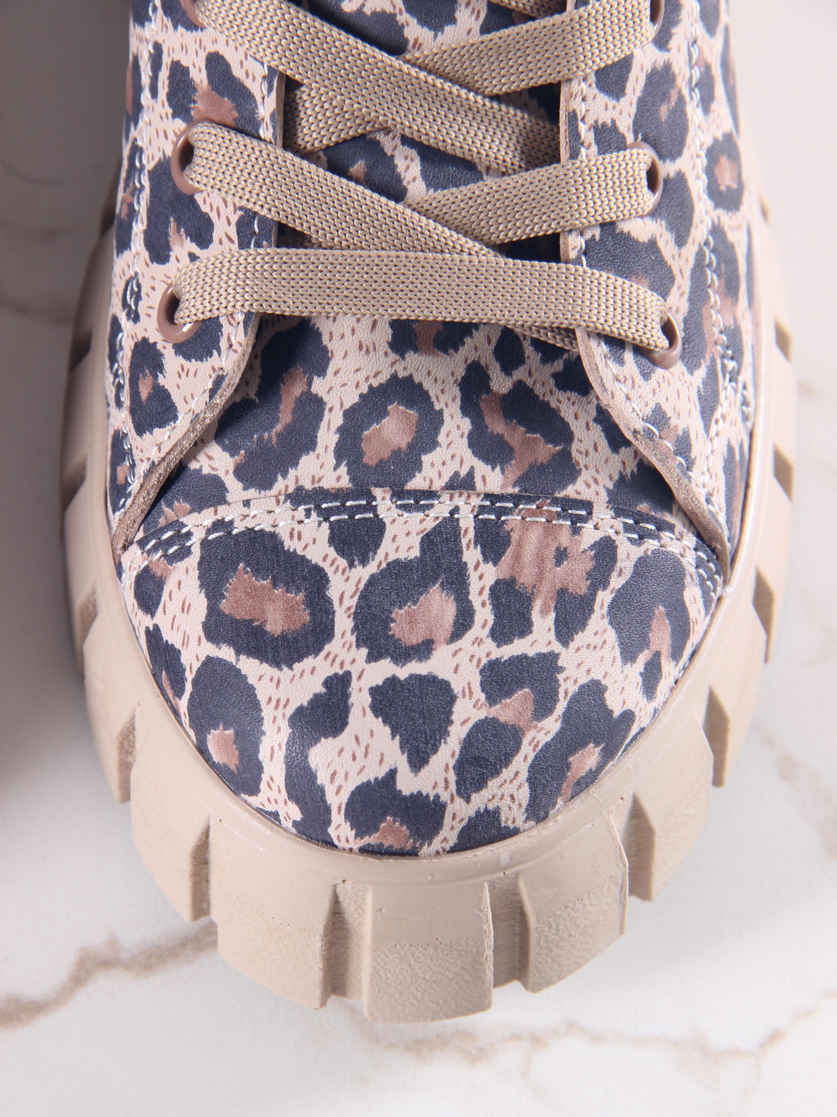 картинка Ботинки ED'ART 217.91505'be. бежевый леопард от интернет магазина