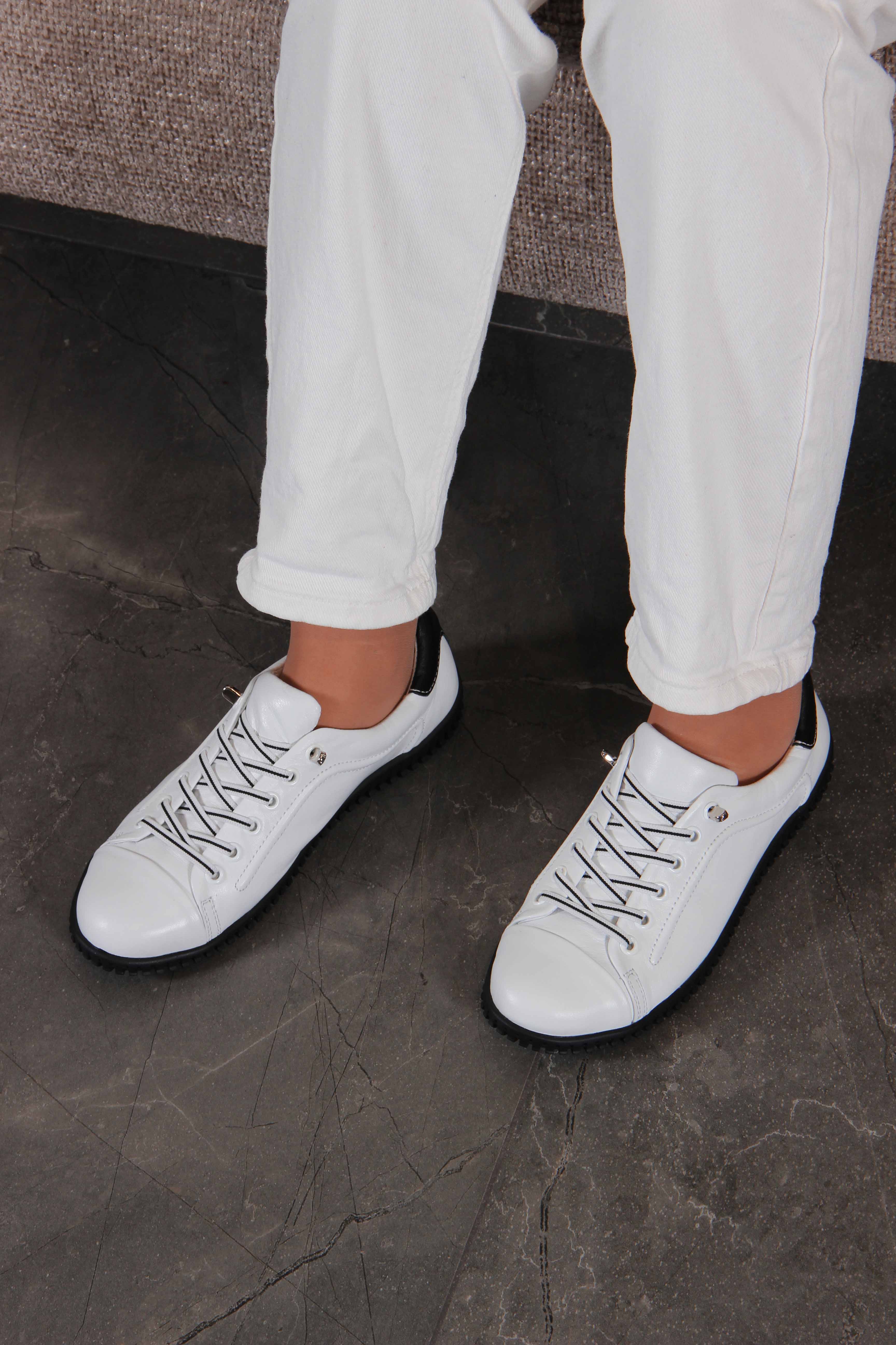 картинка Кеды ED'ART 157.8000'bl. Белый-черный от интернет магазина