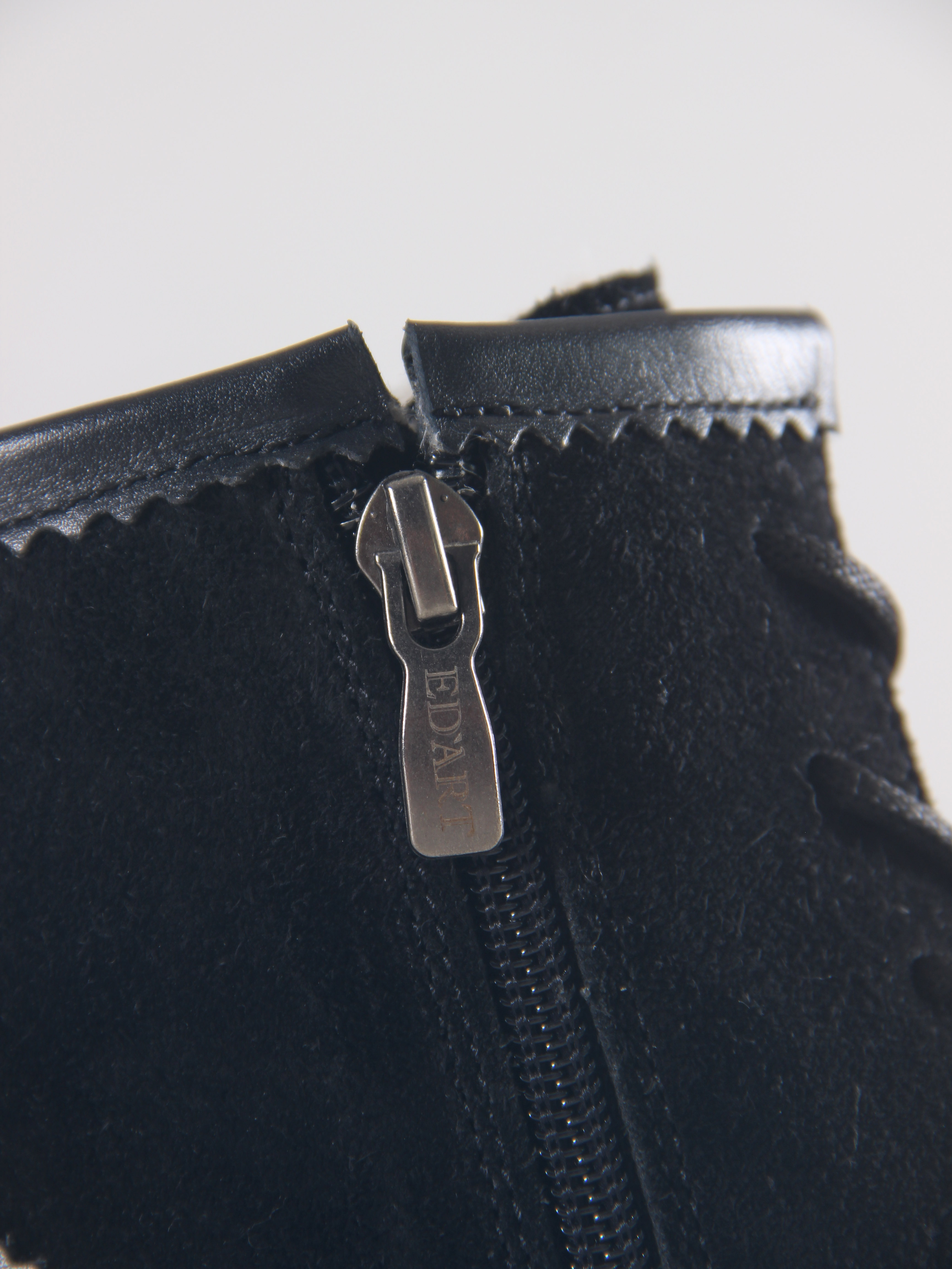 картинка Ботинки ED'ART 319.taskana'bl. Черная замша+черный от интернет магазина