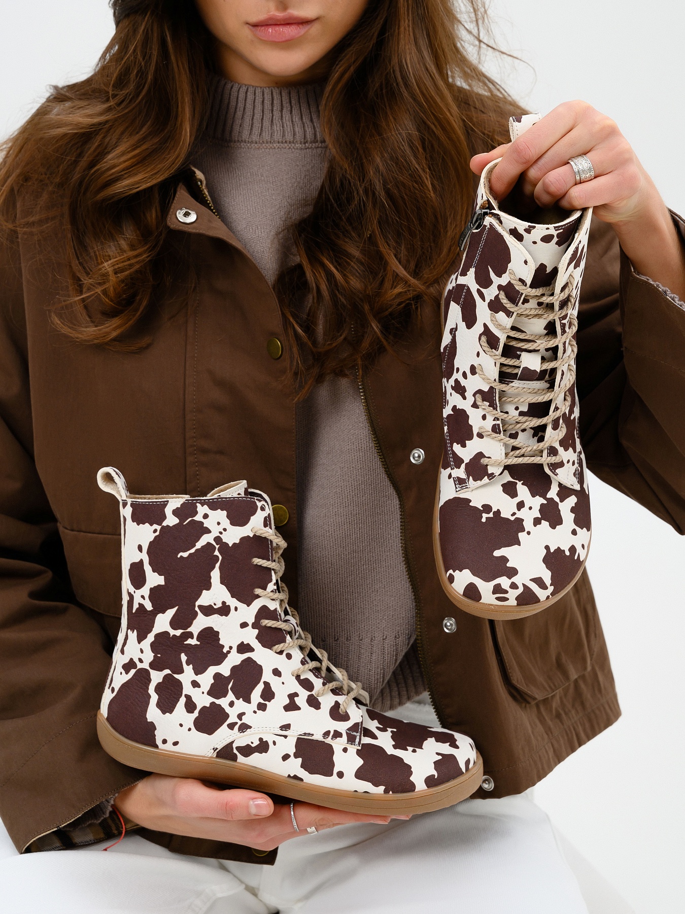 картинка Босоногие ботинки  ED'ART 351.NATA'br.Шоколадные облака от интернет магазина