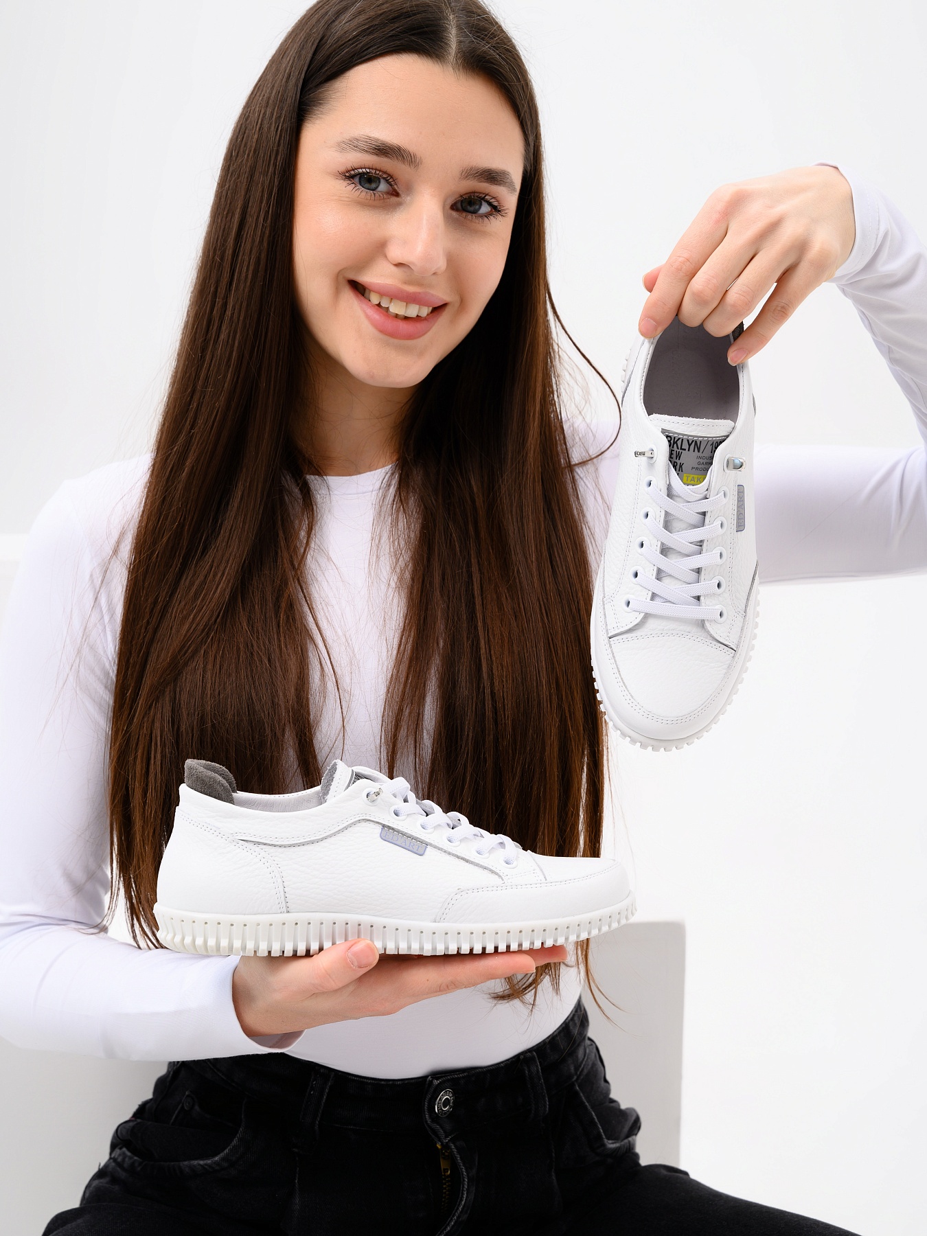 картинка Кеды ED'ART 169.8000'w. белый бартон от интернет магазина