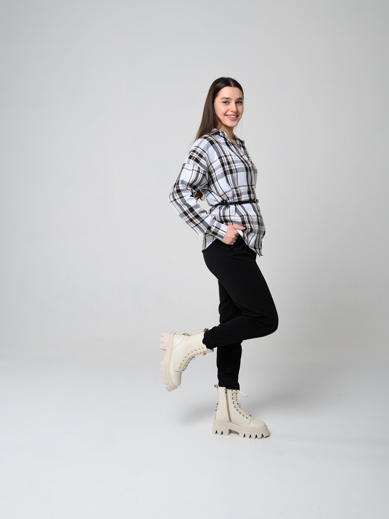 картинка Ботинки ED'ART 329.зиплайн'be. бежевый от интернет магазина