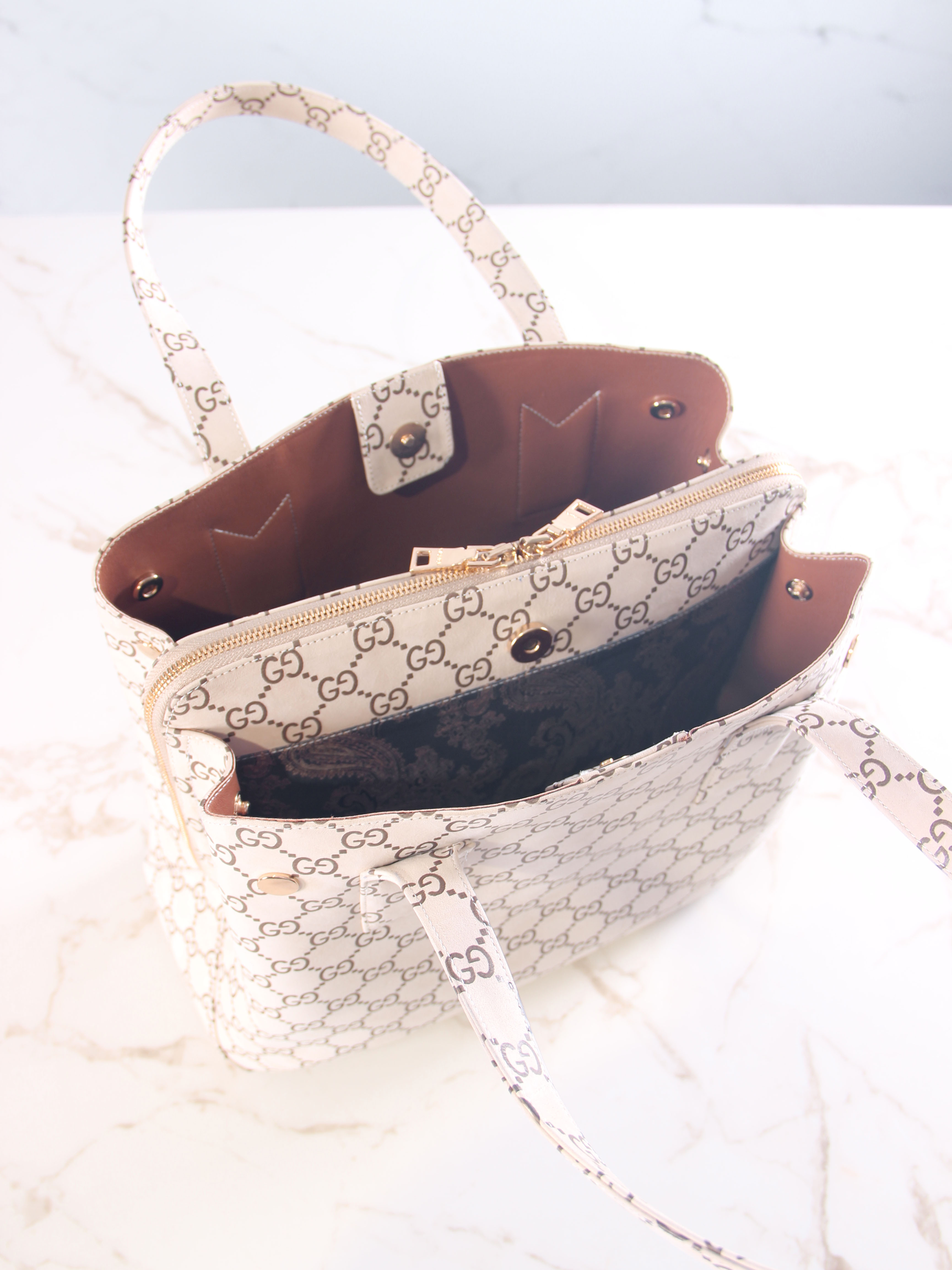 картинка Сумка ED`ART S05. Бежевый гучи от интернет магазина