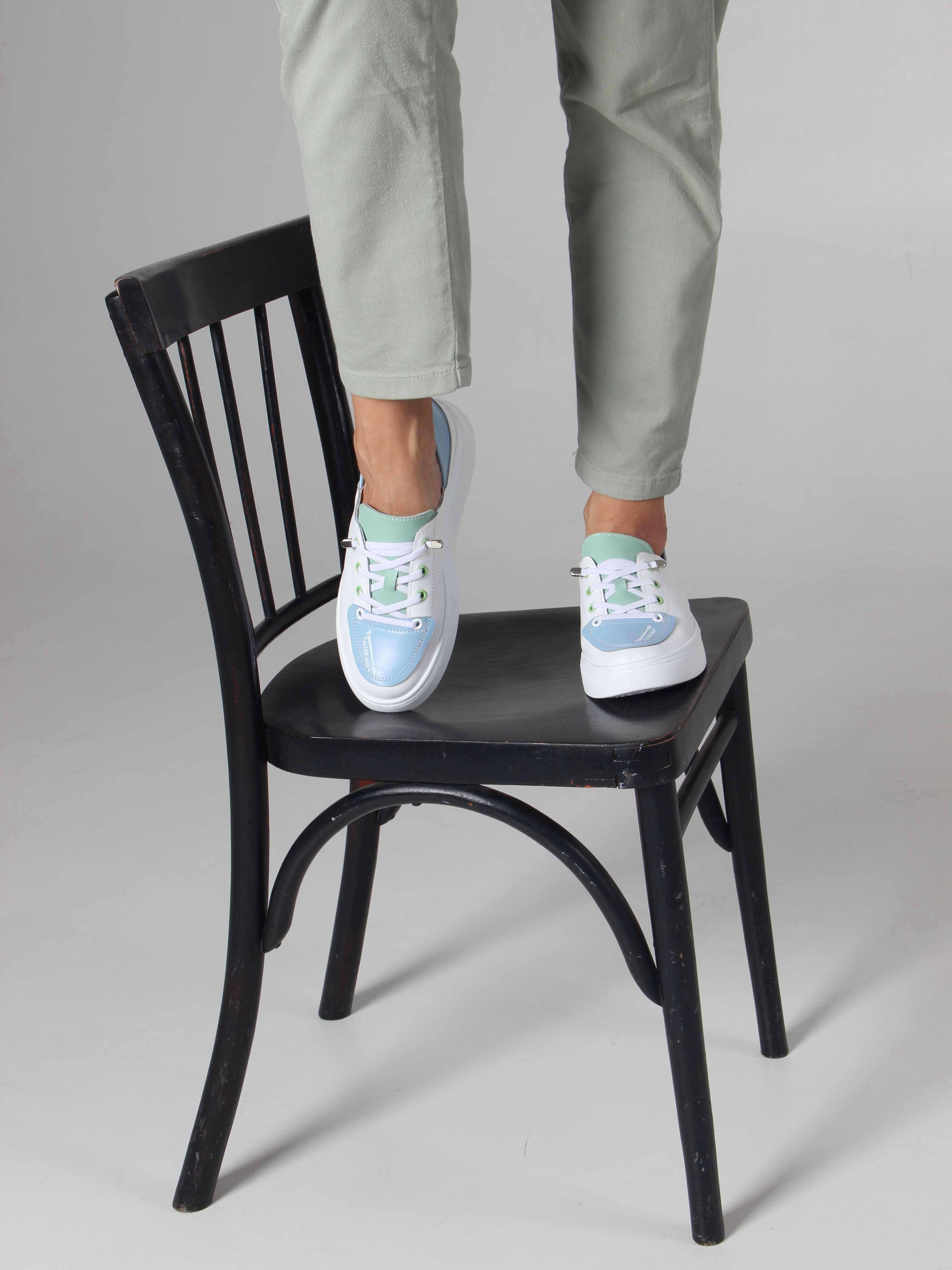 картинка Кеды ED'ART 163.LusiR2'w.Белый-голубой-мята от интернет магазина