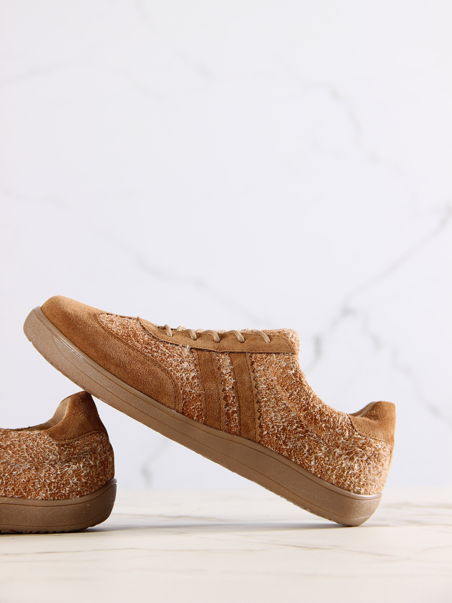 картинка Босоногие кеды ED'ART 184.nata'br.Джангл кемл+светло коричневая замша от интернет магазина