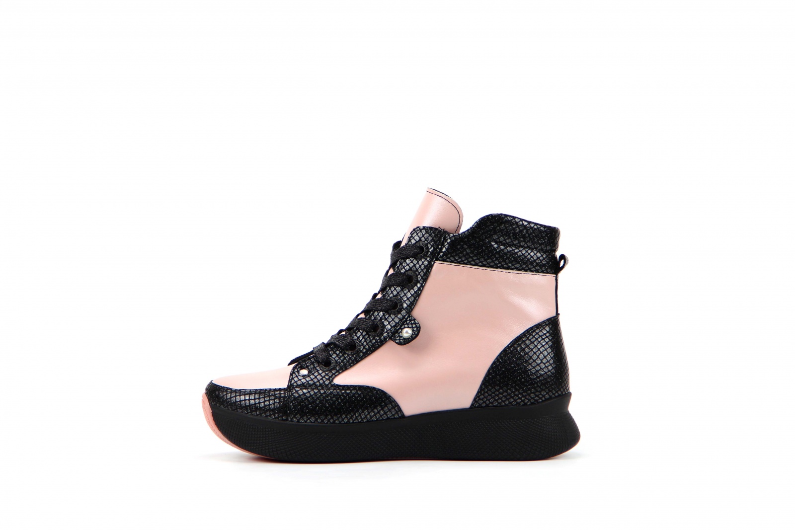 картинка Ботинки ED'ART 313.omega'bp.black.pink от интернет магазина