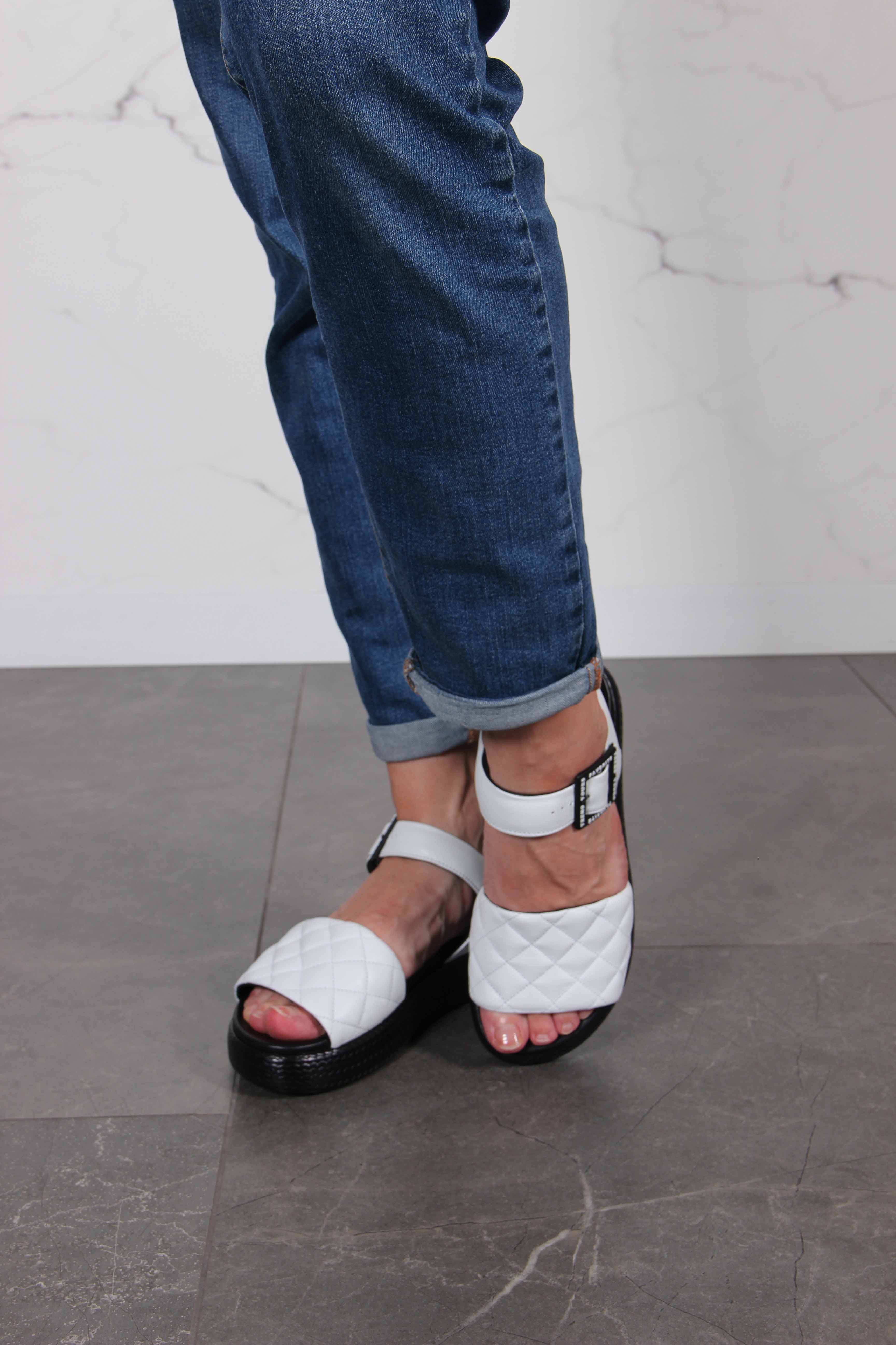 картинка Босоножки ED'ART 1028.2530'bl.белый от интернет магазина