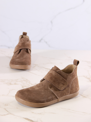 Босоногие ботинки  ED'ART 209.NATA'br.Серо-коричневая замша