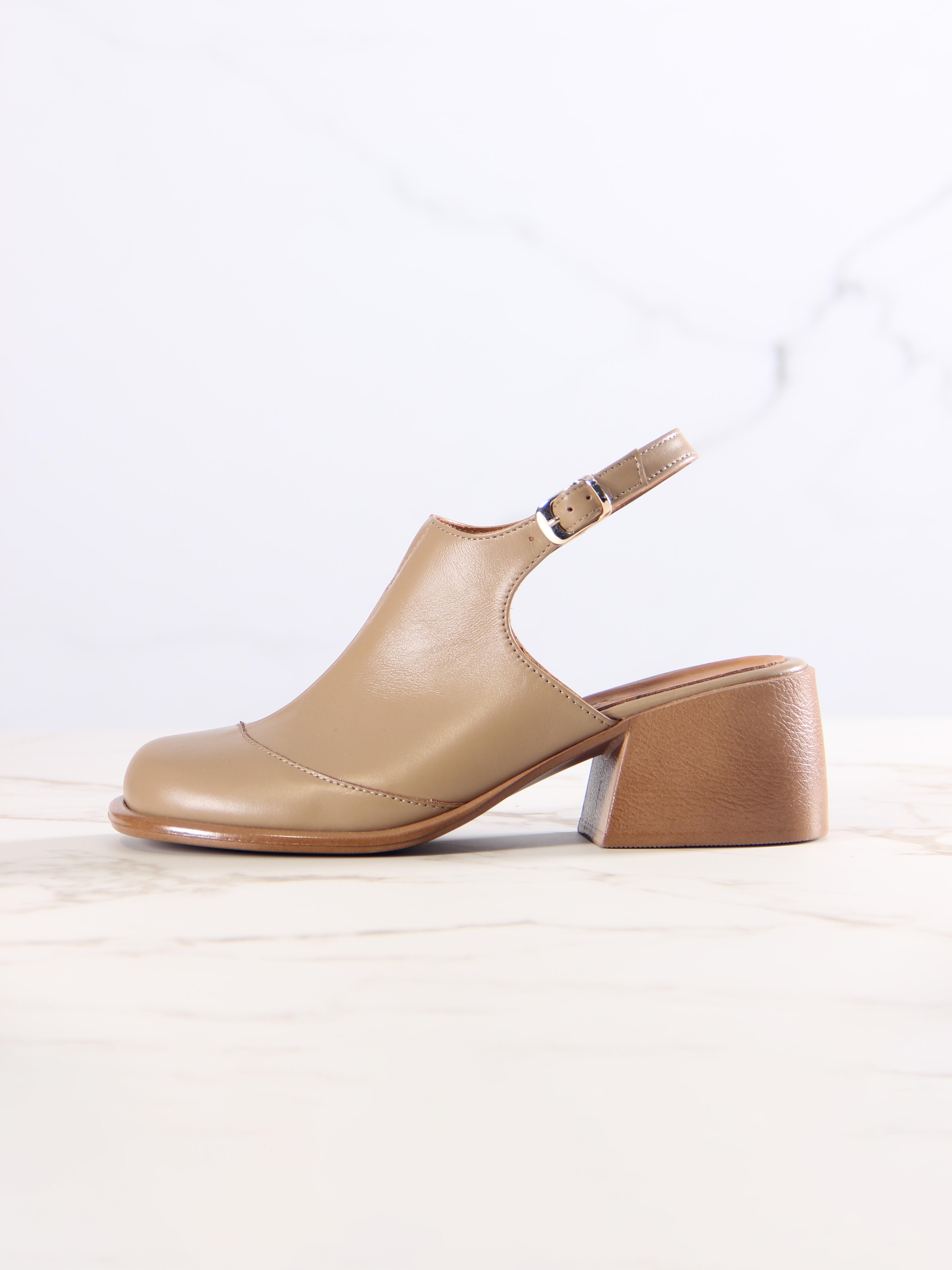 картинка Босоножки ED'ART 5133.23663'be. Круассан майами+коричневый от интернет магазина