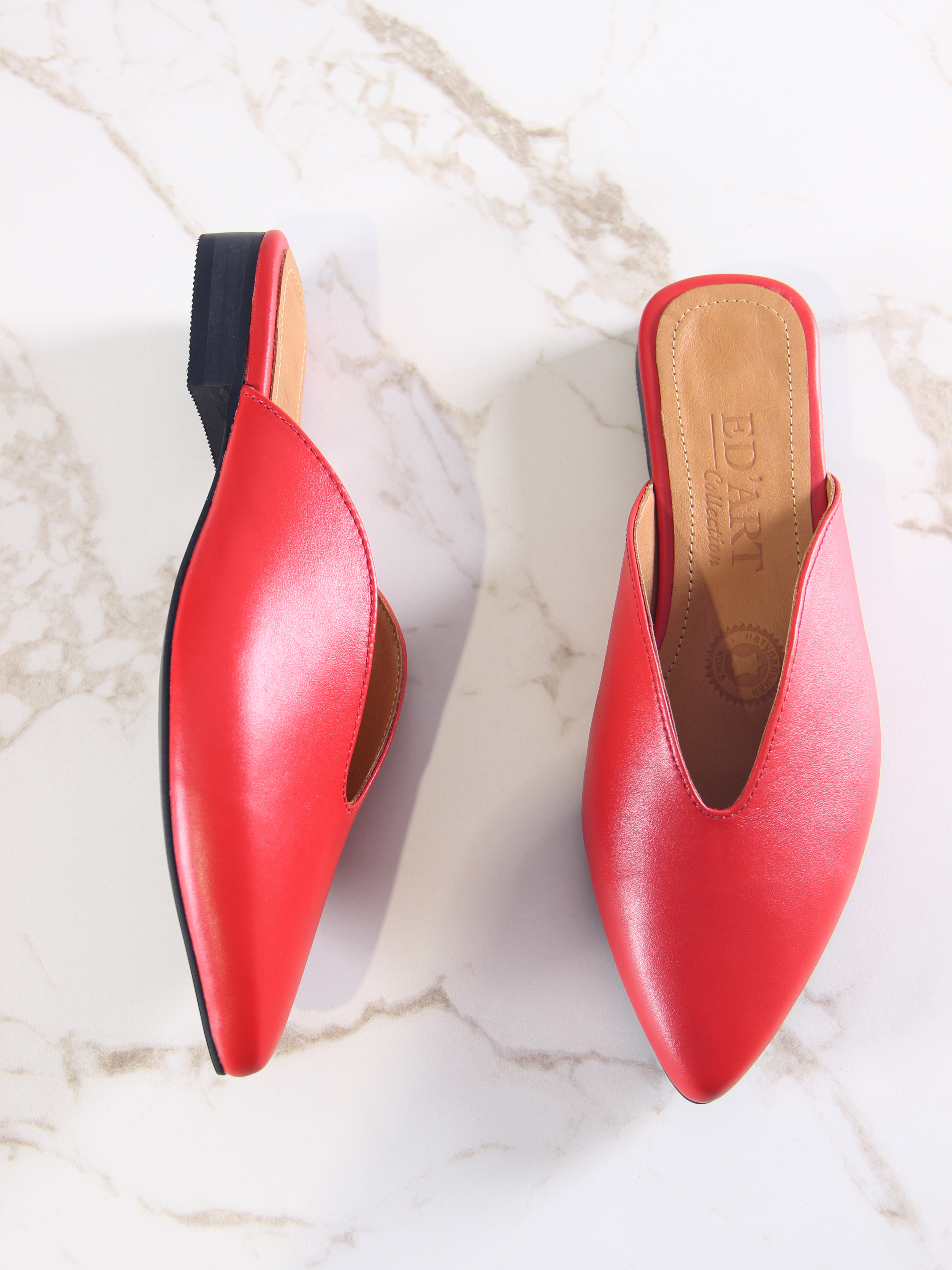 картинка Мюли ED'ART 1001.34104'bl. красный от интернет магазина