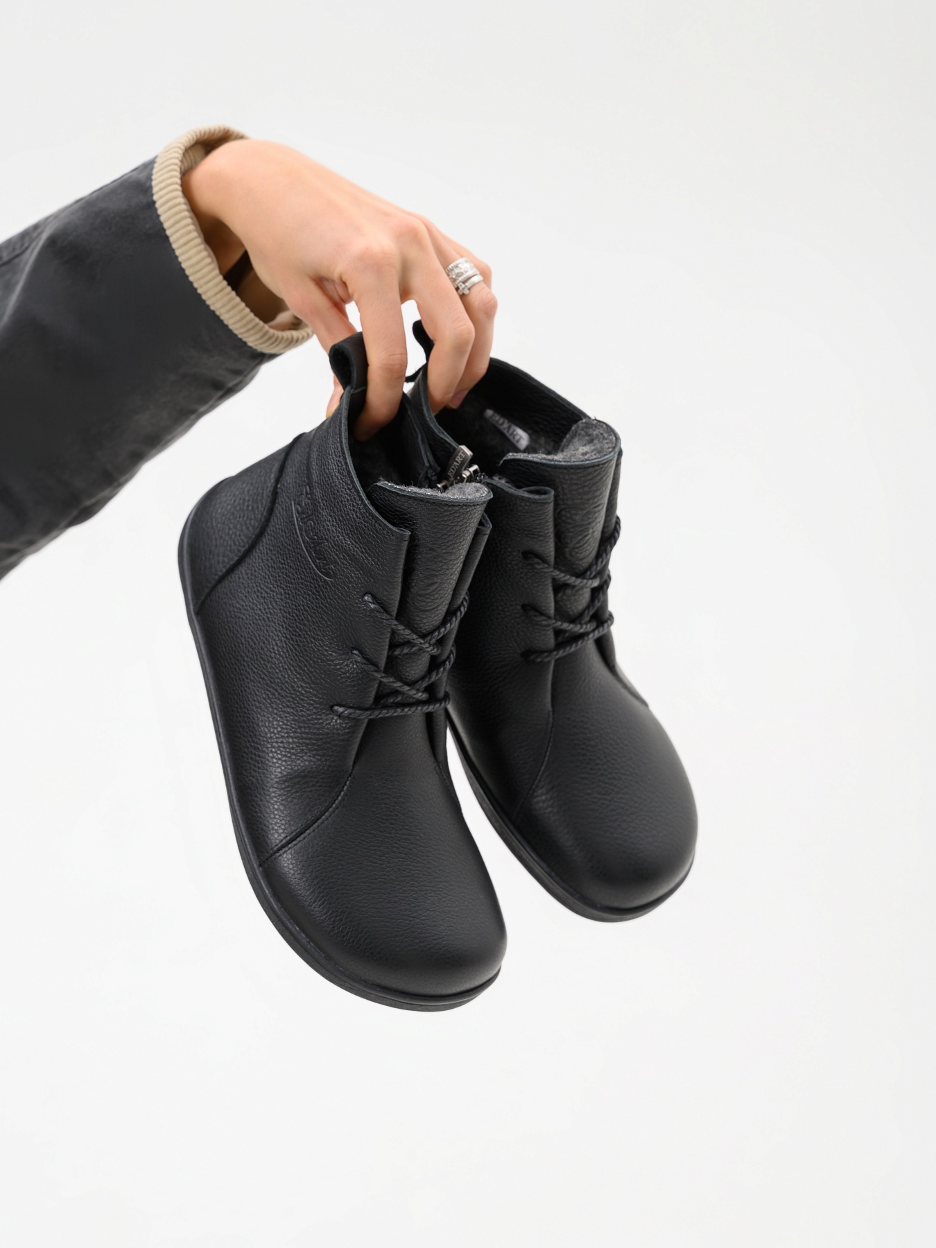 картинка Босоногие ботинки  ED'ART 352.NATA'bl.Черный флоттер от интернет магазина