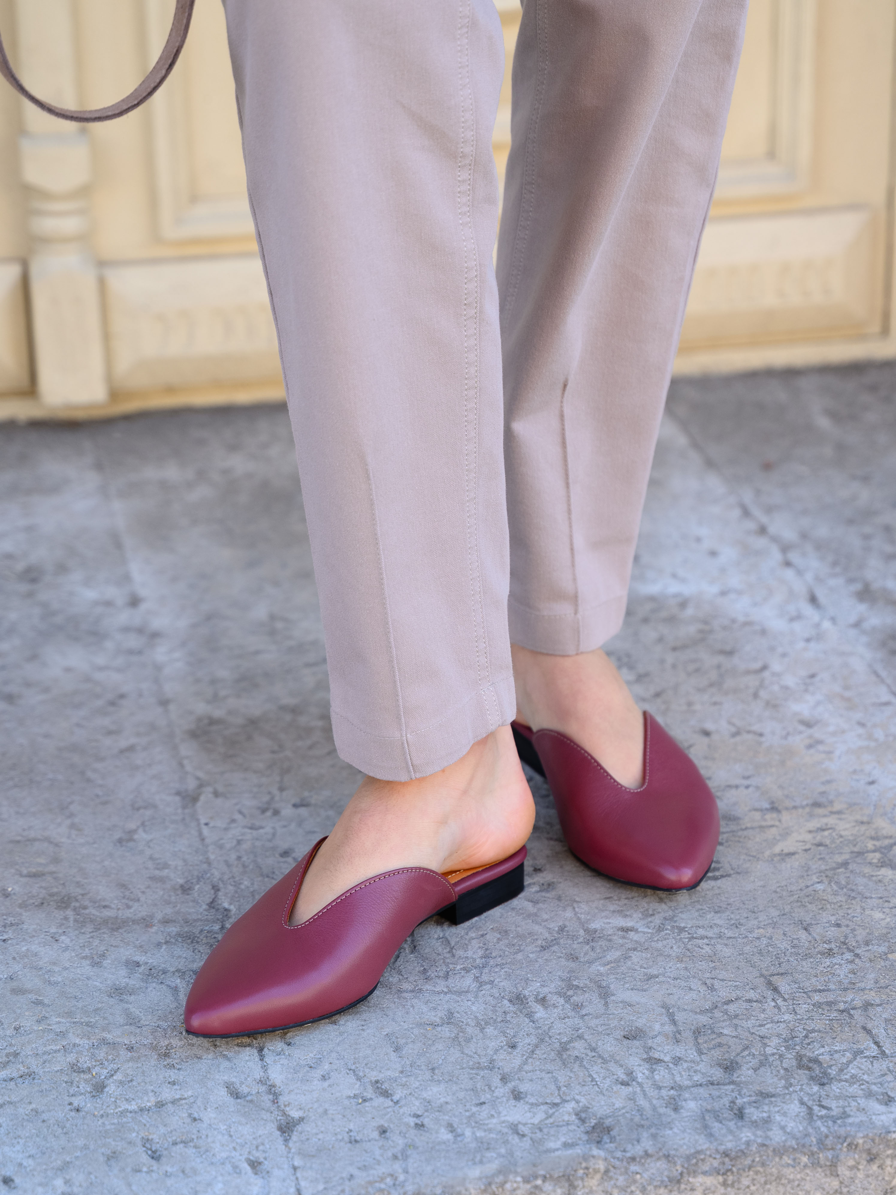 картинка Мюли ED'ART 1001.34104'bl. Гнилая вишня от интернет магазина