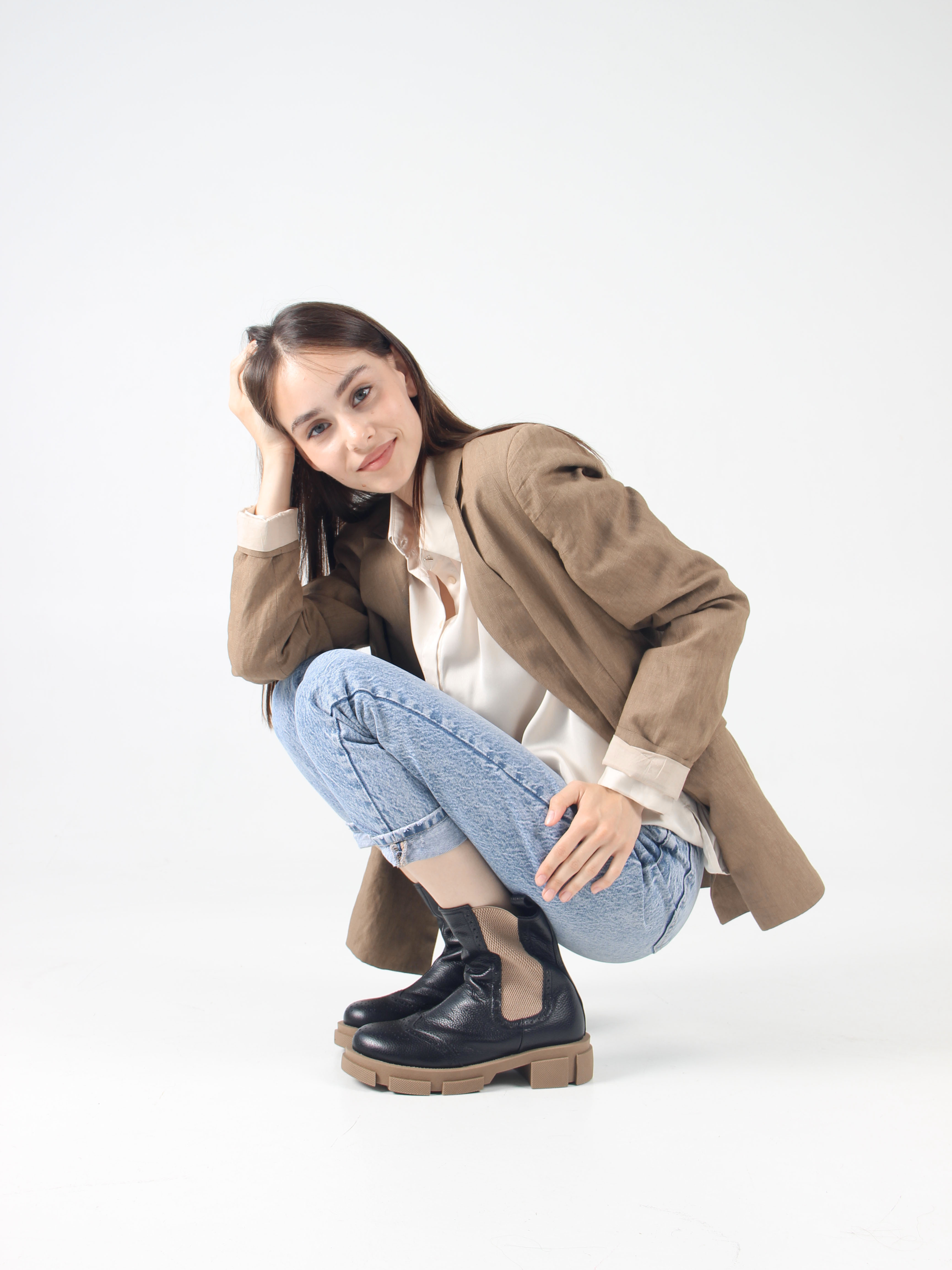 картинка Челси ED'ART 360.P.21074'nut. черный макс какао от интернет магазина