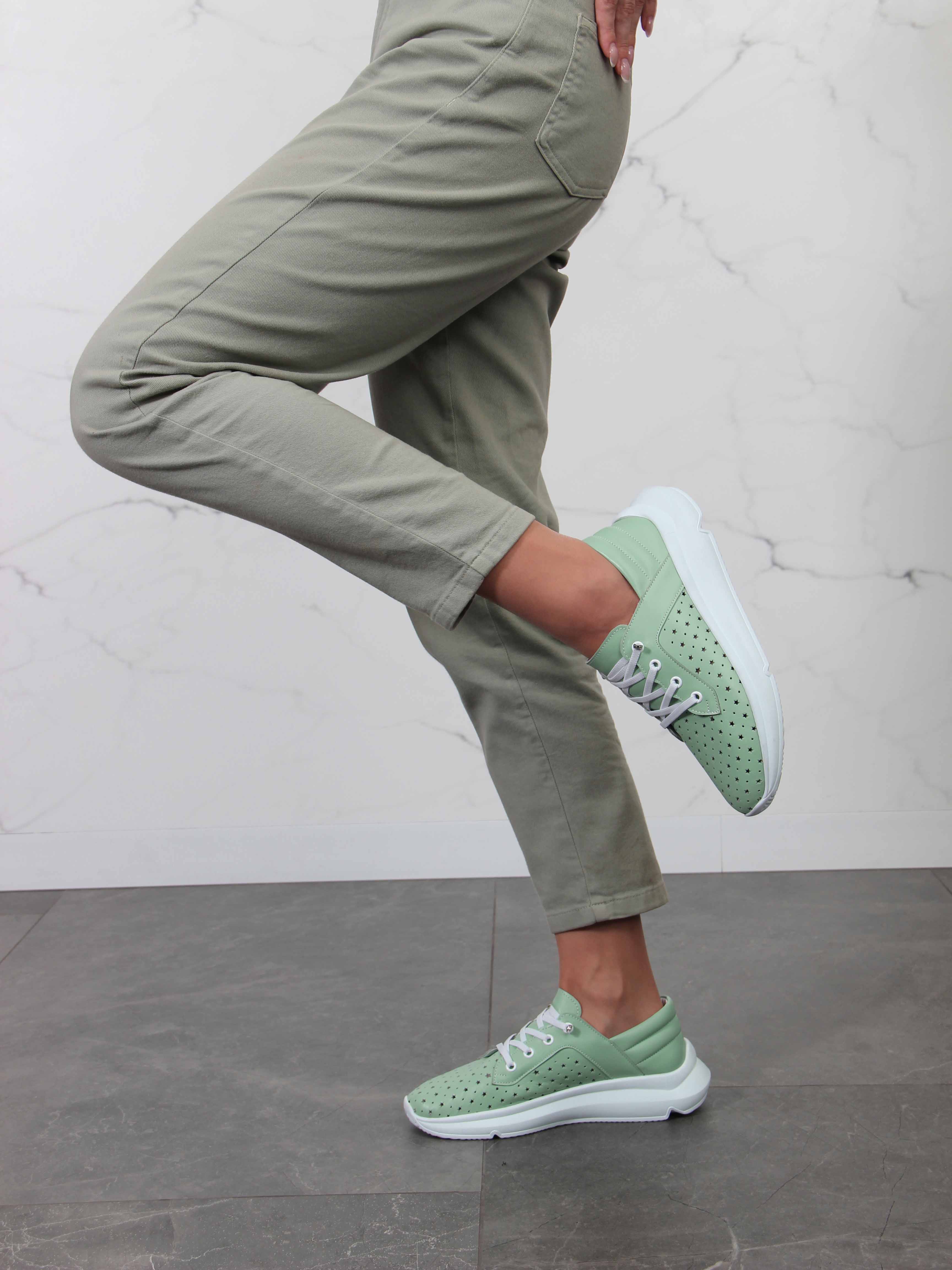 картинка Кроссовки ED'ART 168.236143w. Мята-виктория от интернет магазина