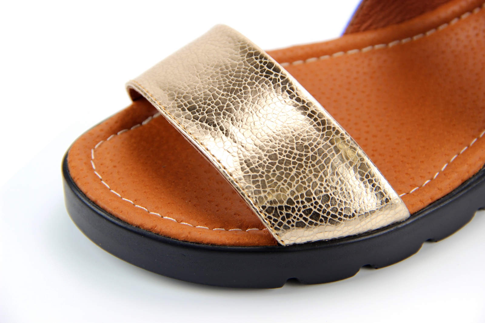 картинка Босоножки ED'ART 2021.115'bl.gold/blue от интернет магазина