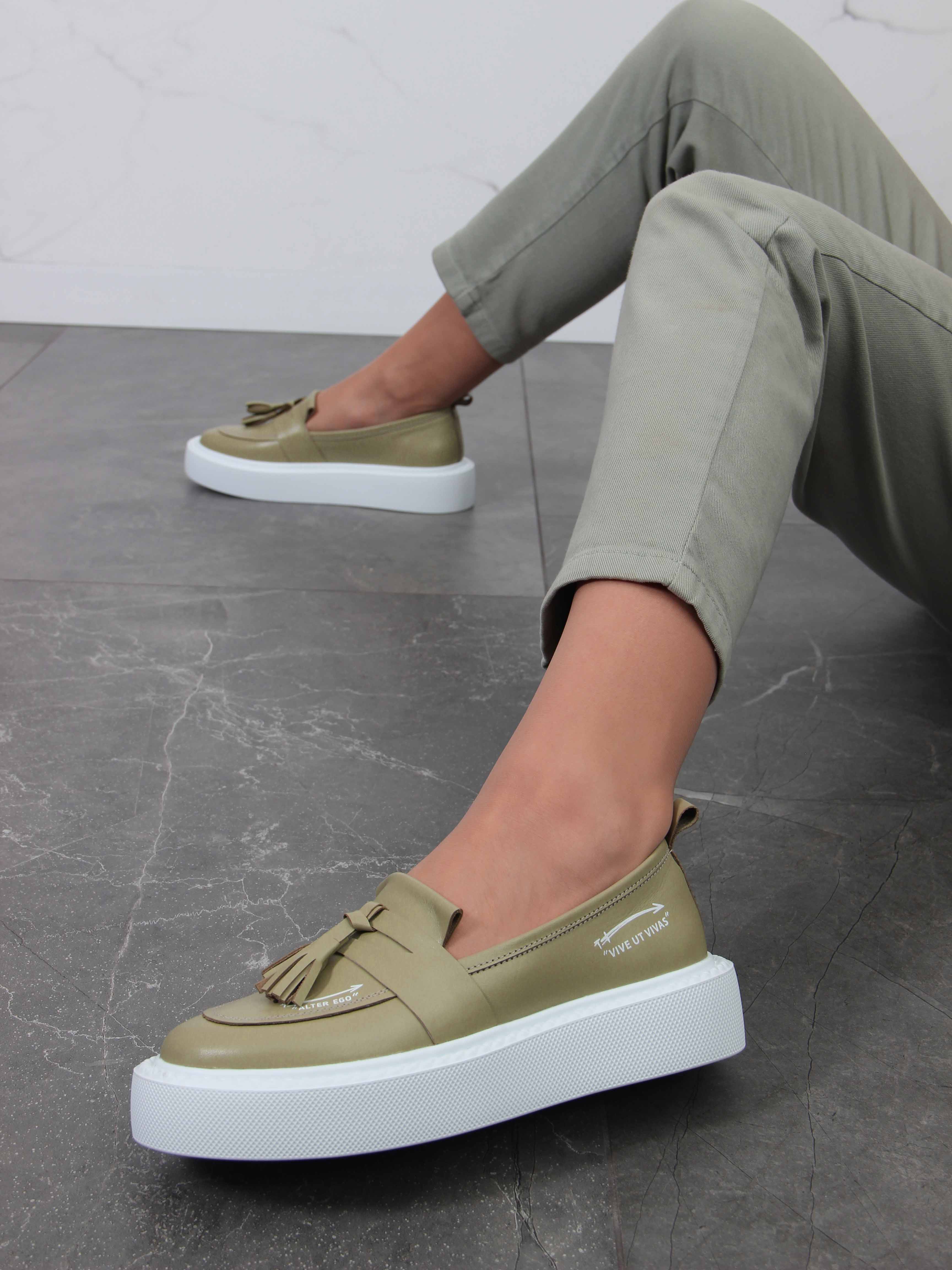 картинка Лоферы ED'ART 167.Lusi23'w. Авокадо-виктория от интернет магазина