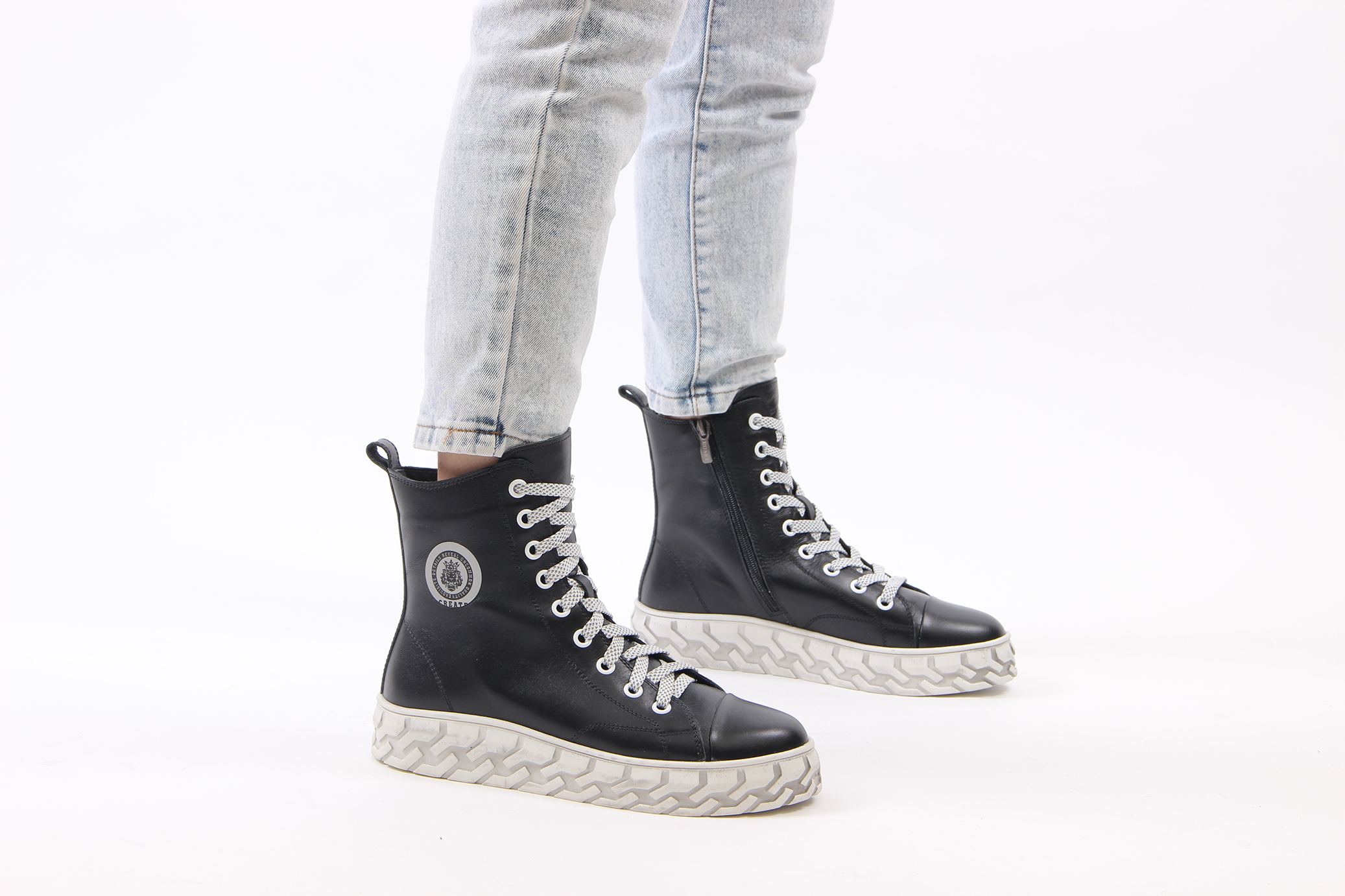 картинка Ботинки ED'ART 215.iceberg'w.Black от интернет магазина