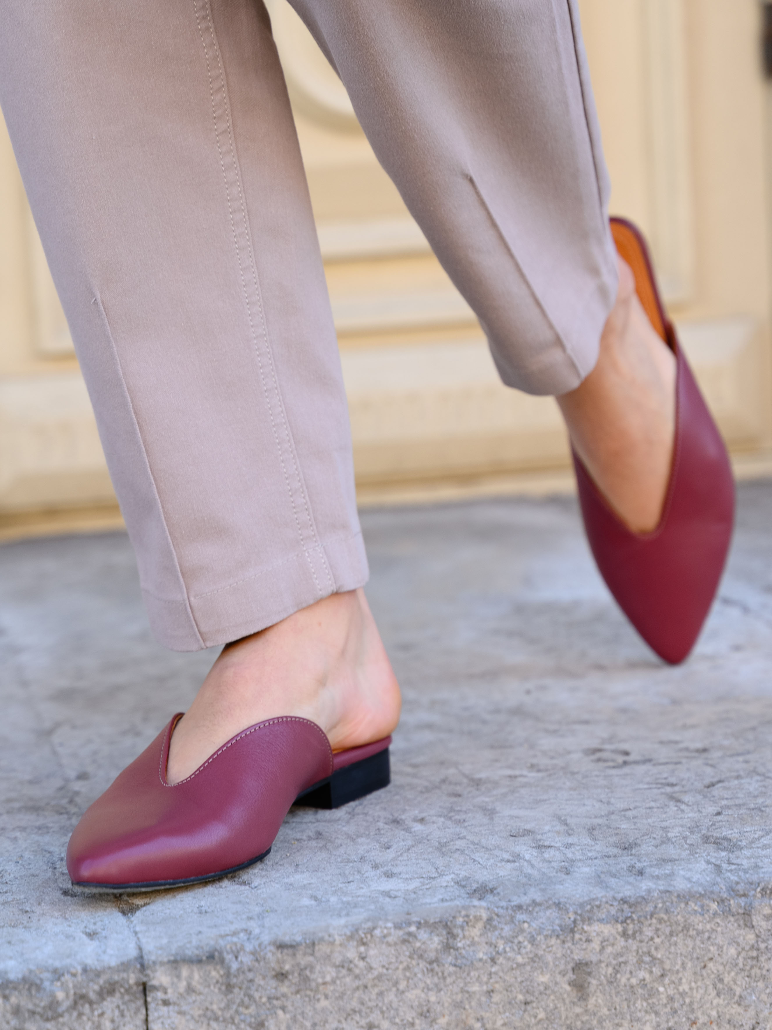 картинка Мюли ED'ART 1001.34104'bl. Гнилая вишня от интернет магазина