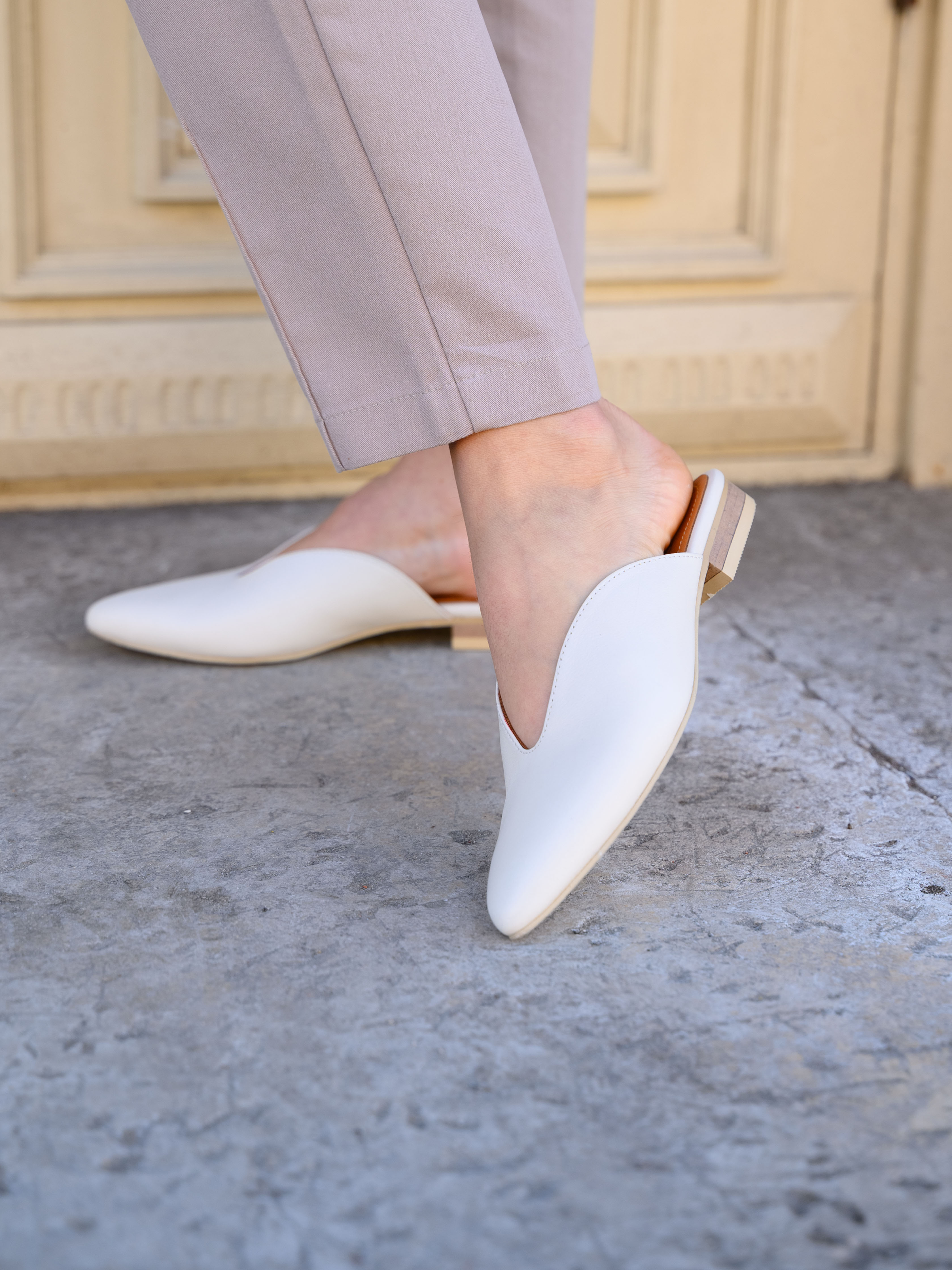 картинка Мюли ED'ART 1001.34104'be. Бежевый стар от интернет магазина