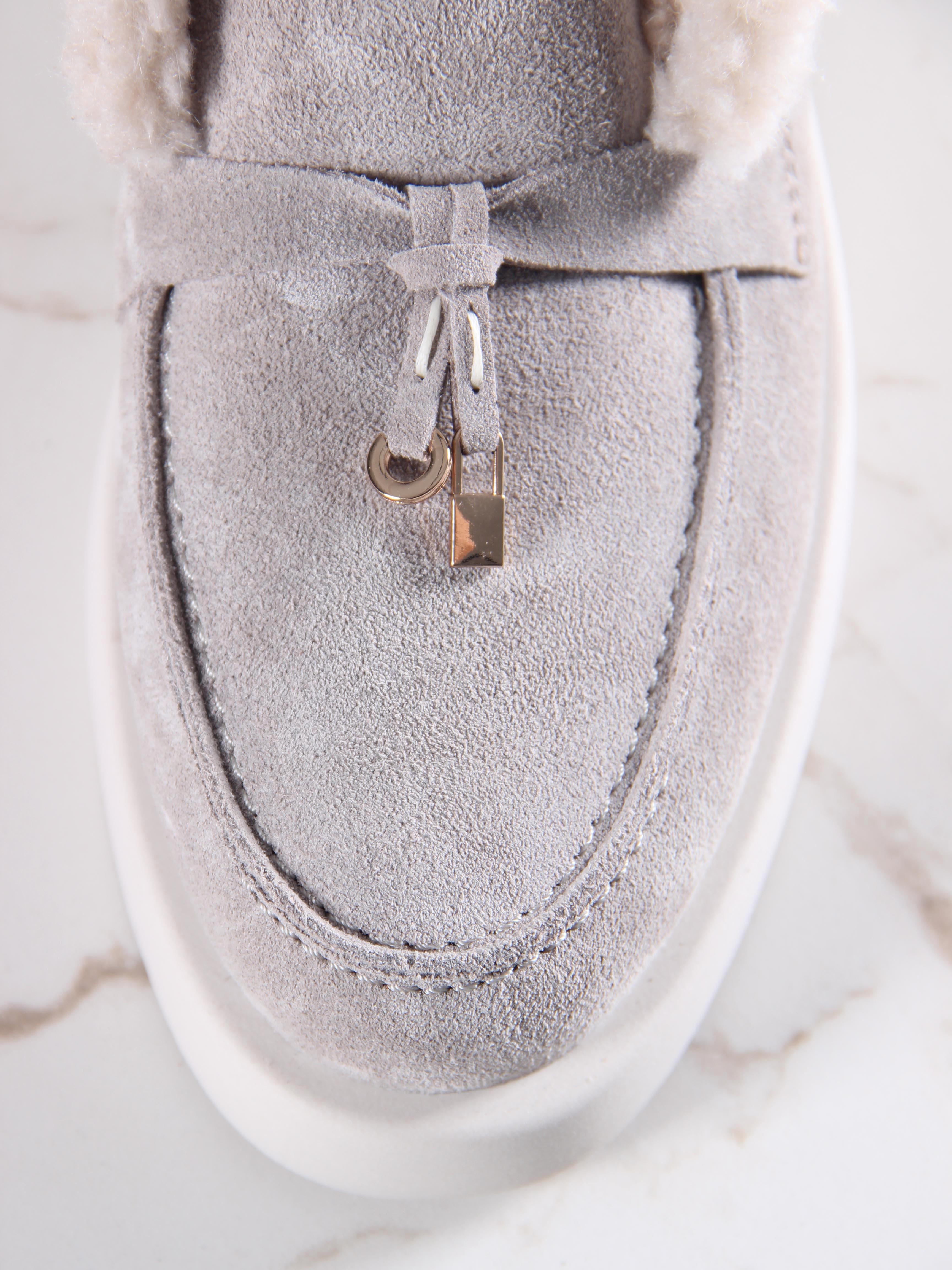 картинка Ботинки ED'ART 306.1593'be. каменный замша от интернет магазина