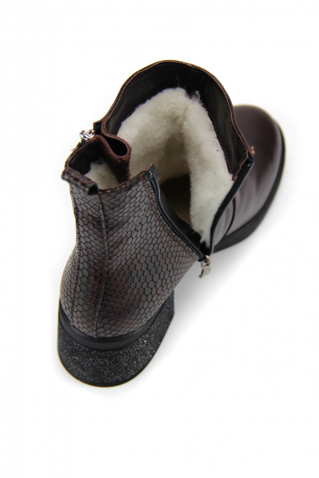 картинка Ботинки ED'ART 406.413.brown.reptile от интернет магазина