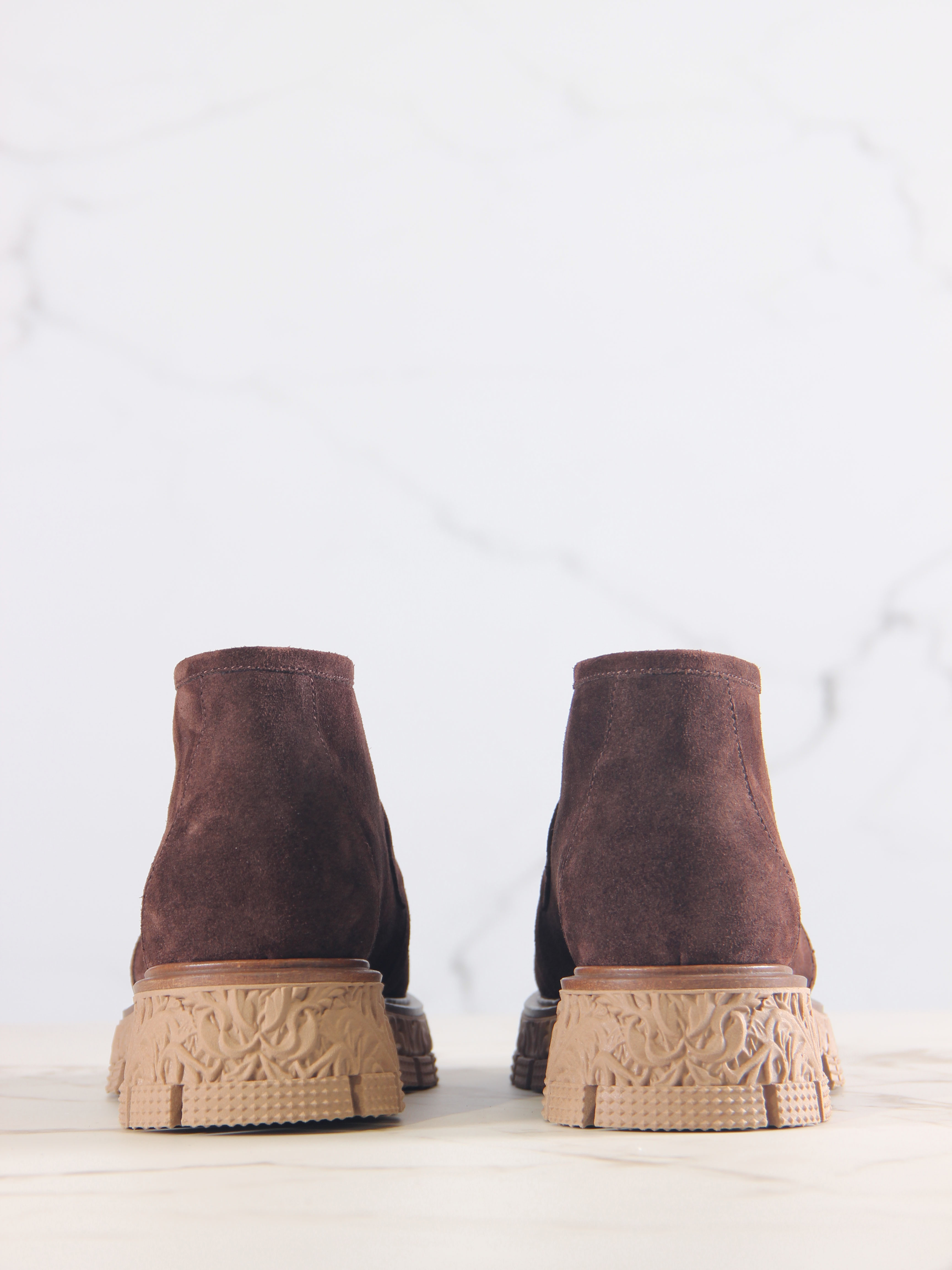 картинка Полуботинки  ED'ART 304.PODYUM141'br. Коричневая замша от интернет магазина