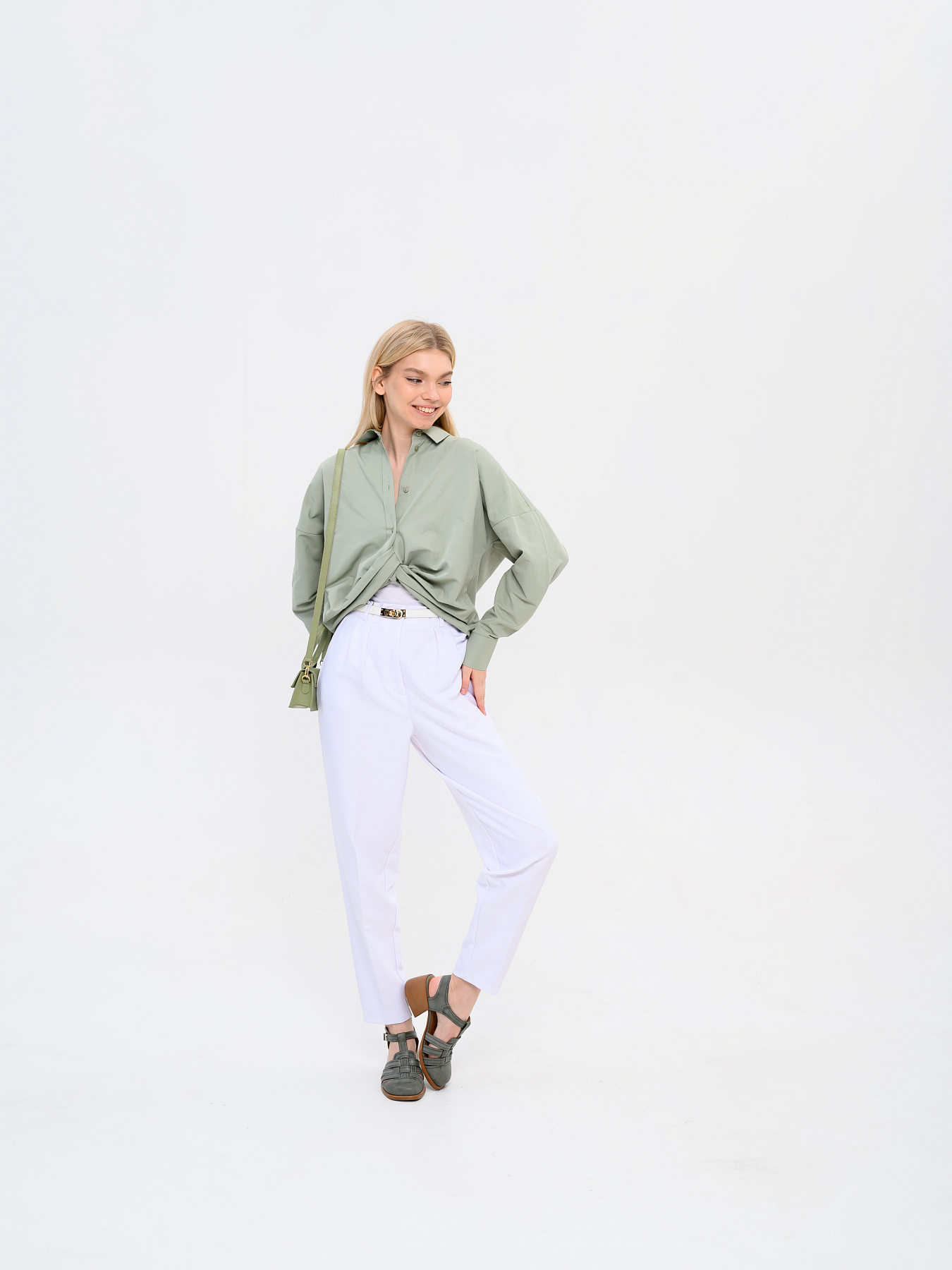 картинка Босоножки ED'ART 5035.23663'bе. Вакса хаки+коричневый от интернет магазина