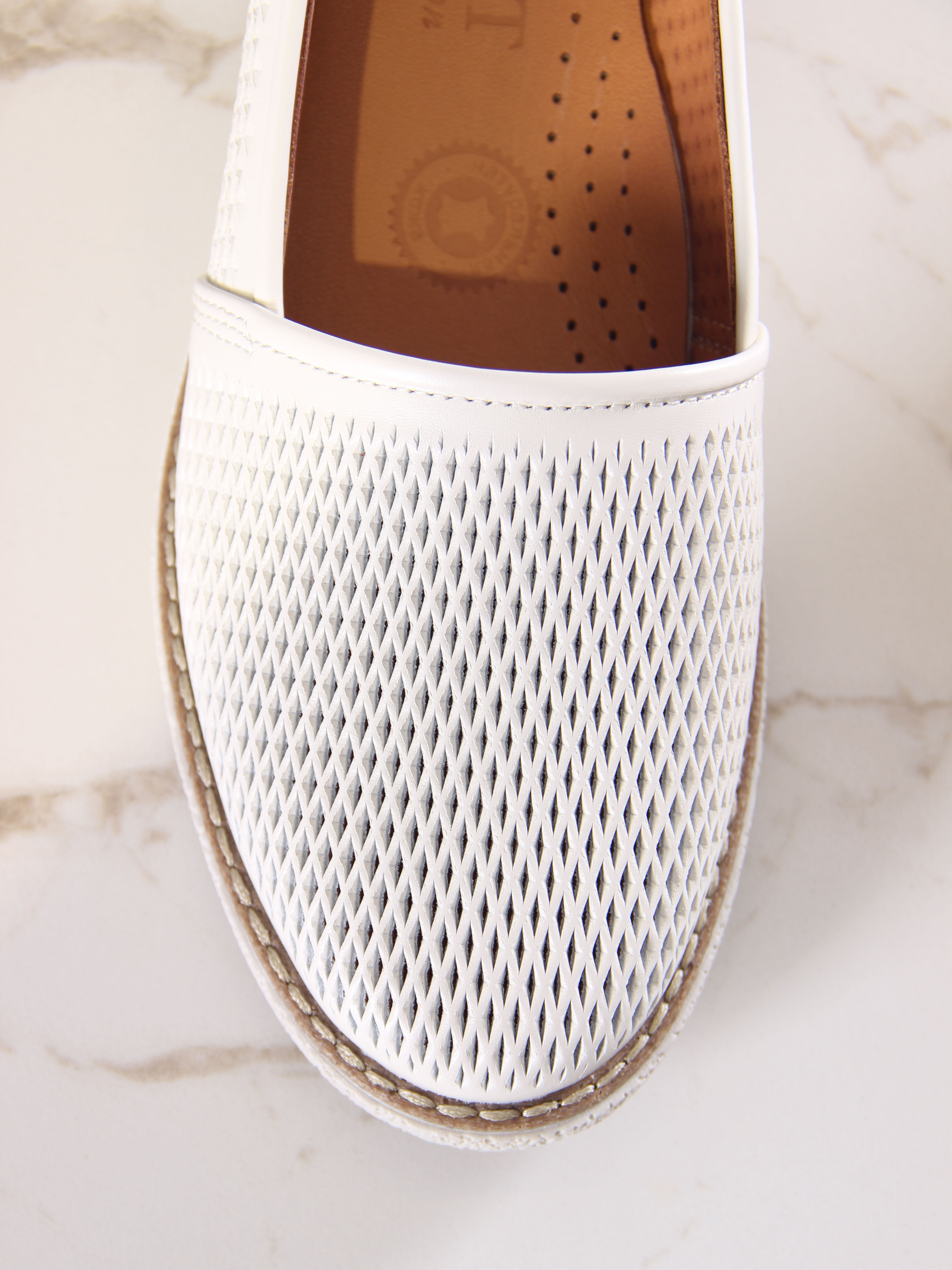 картинка Лоферы ED'ART 110.rose'be.Бежевый от интернет магазина