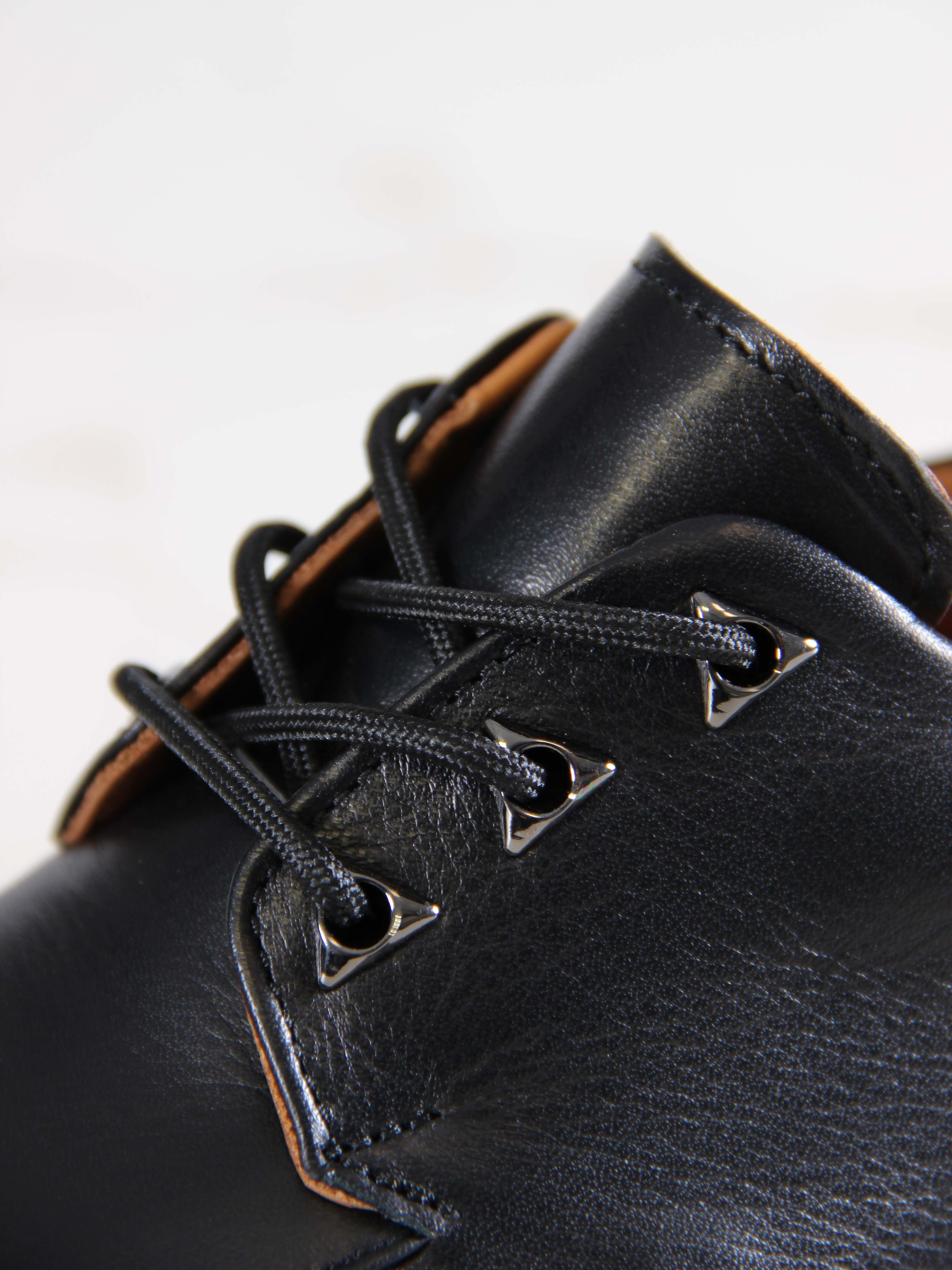 картинка Туфли полуботинки ED'ART 202.чанки'bl. black от интернет магазина