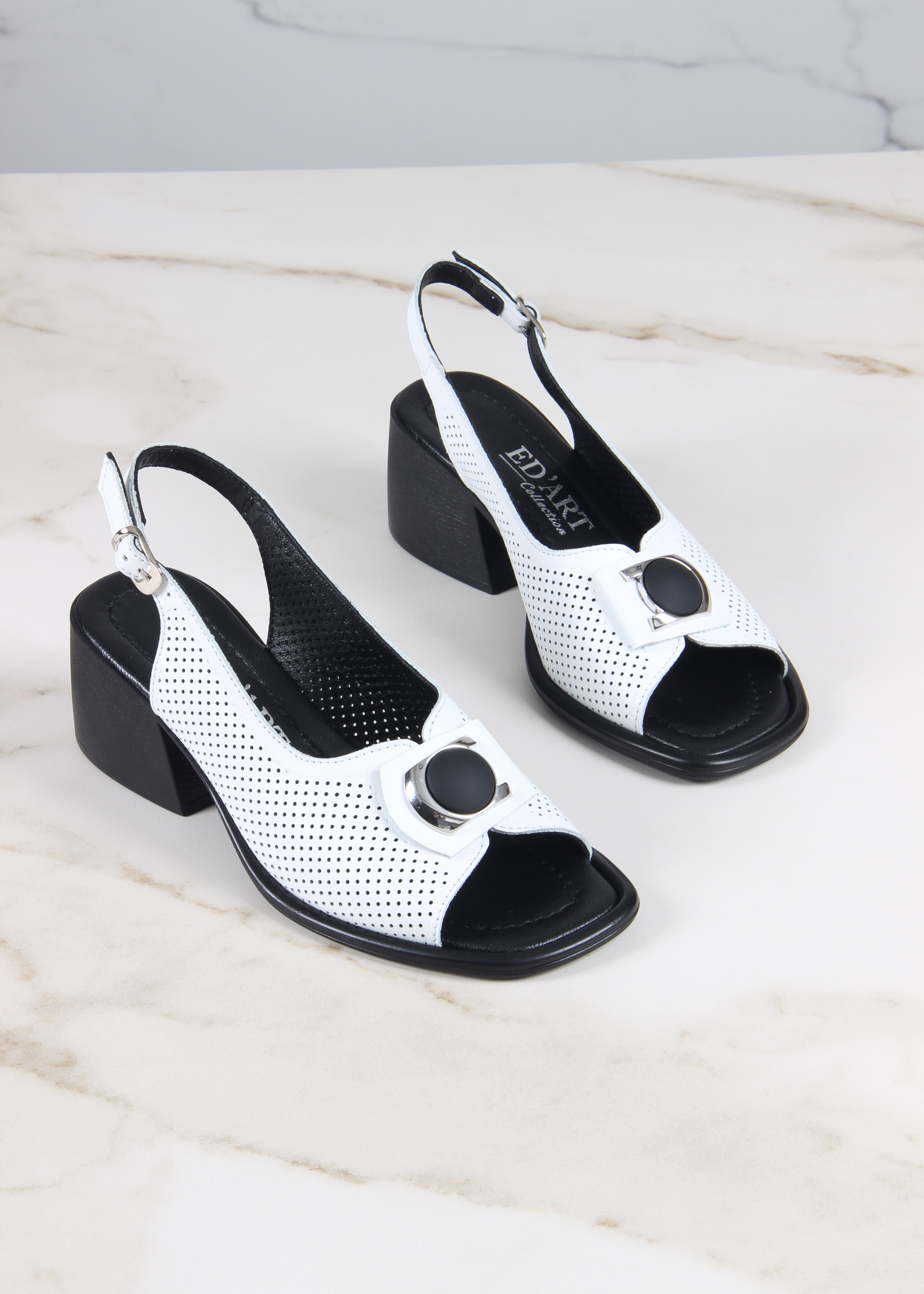 картинка Босоножки ED'ART 5030p.23663'bl. белый от интернет магазина