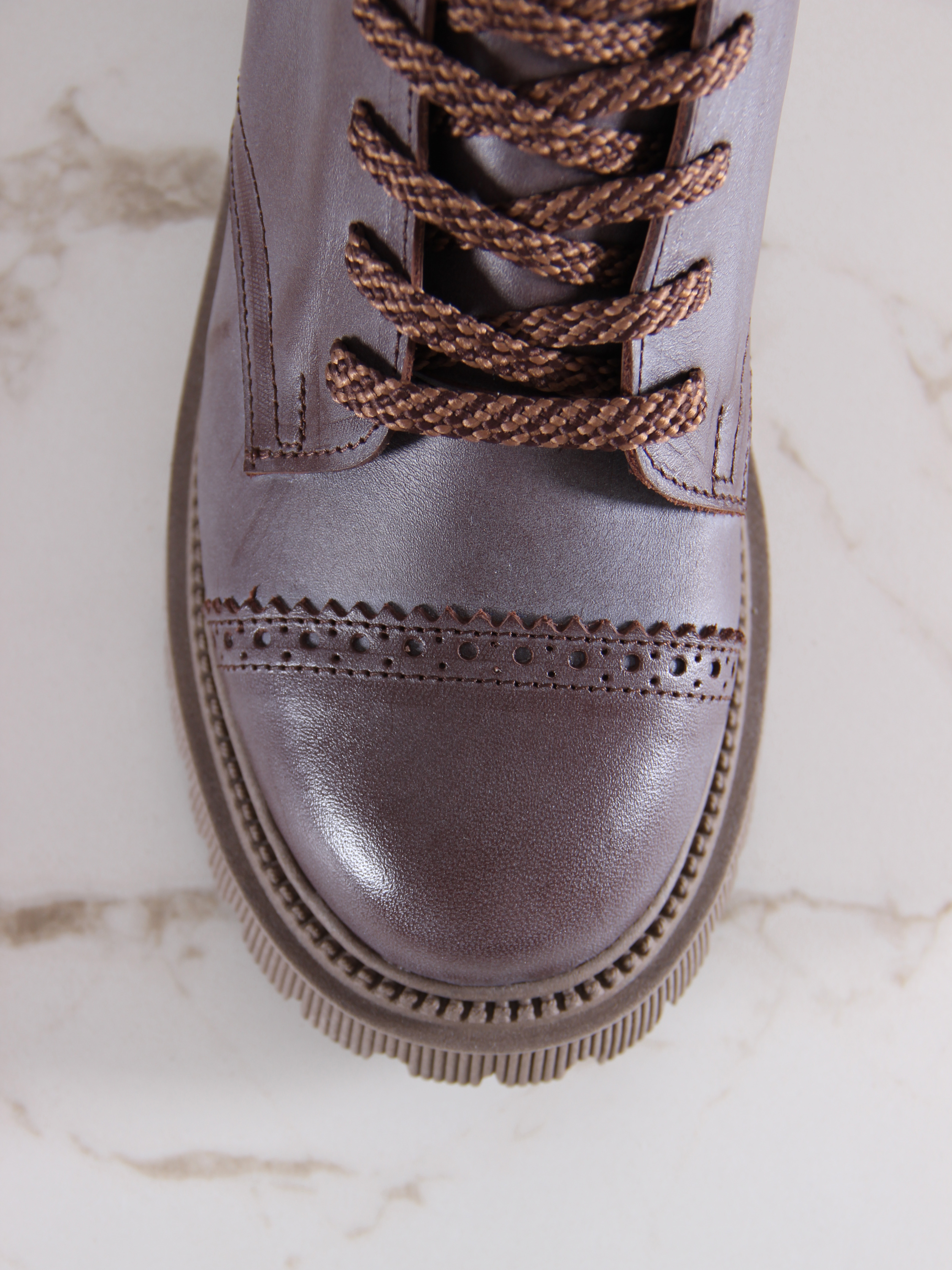 картинка Ботинки ED'ART 319.taskana'ka. Вакса коричневая от интернет магазина