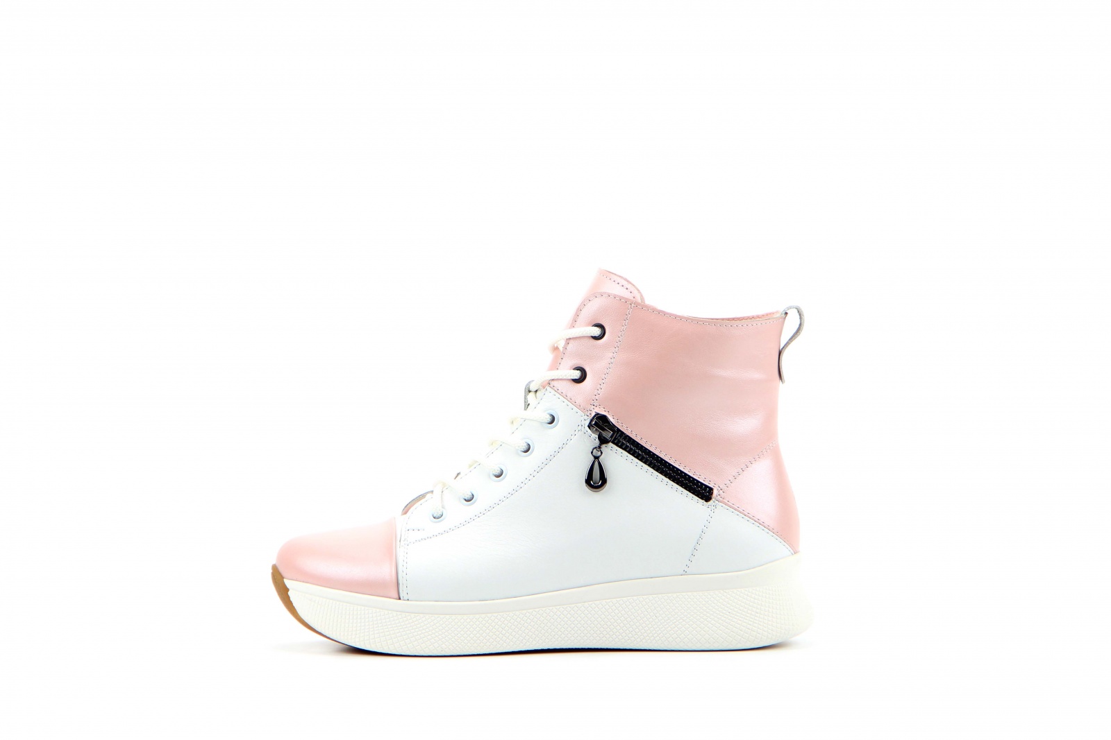 картинка Ботинки ED'ART 312.omega.w.white/pink от интернет магазина