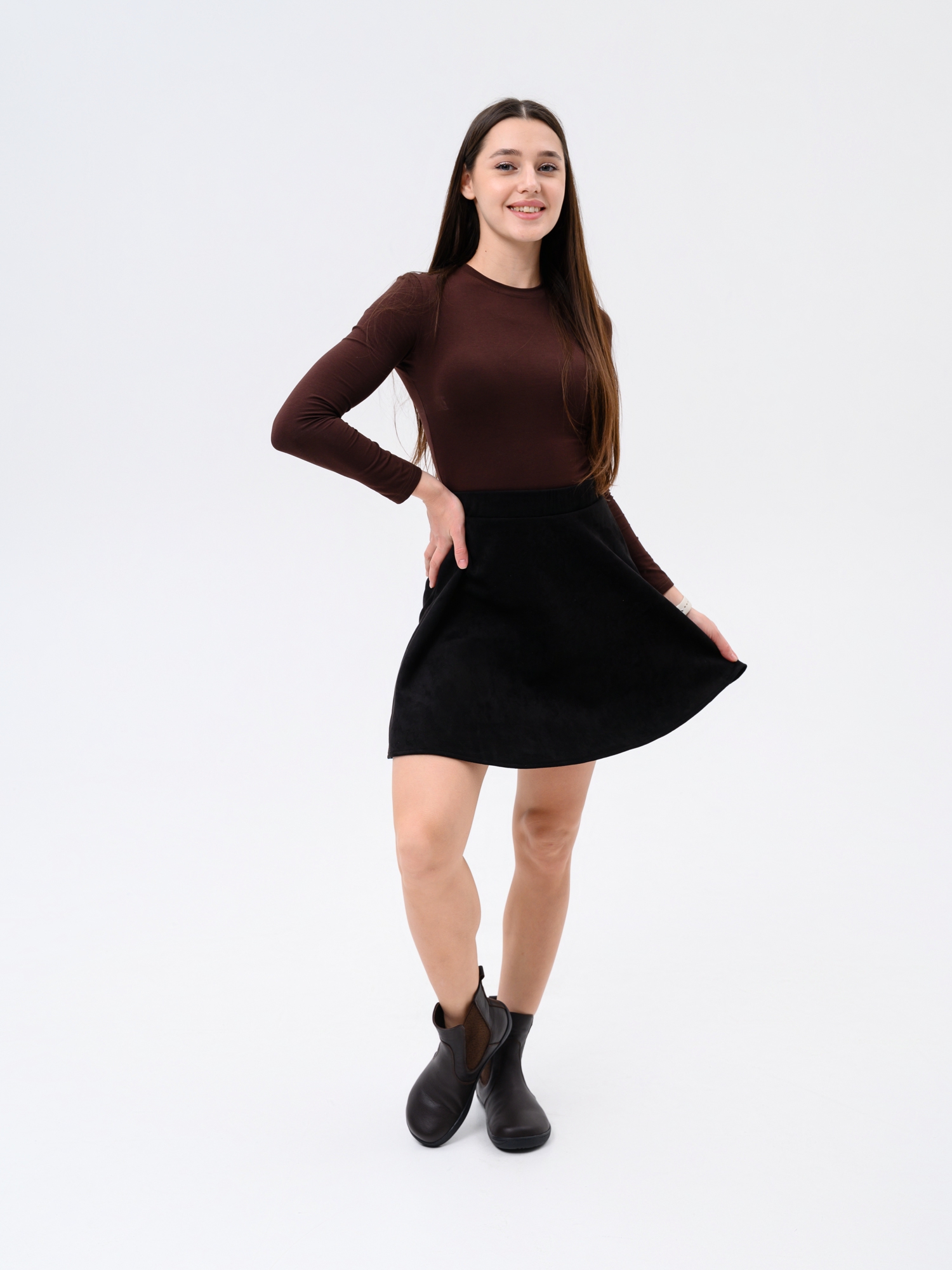 картинка Челси босоногие ED'ART 366.NATA'bl.Темно-коричневая оттима от интернет магазина