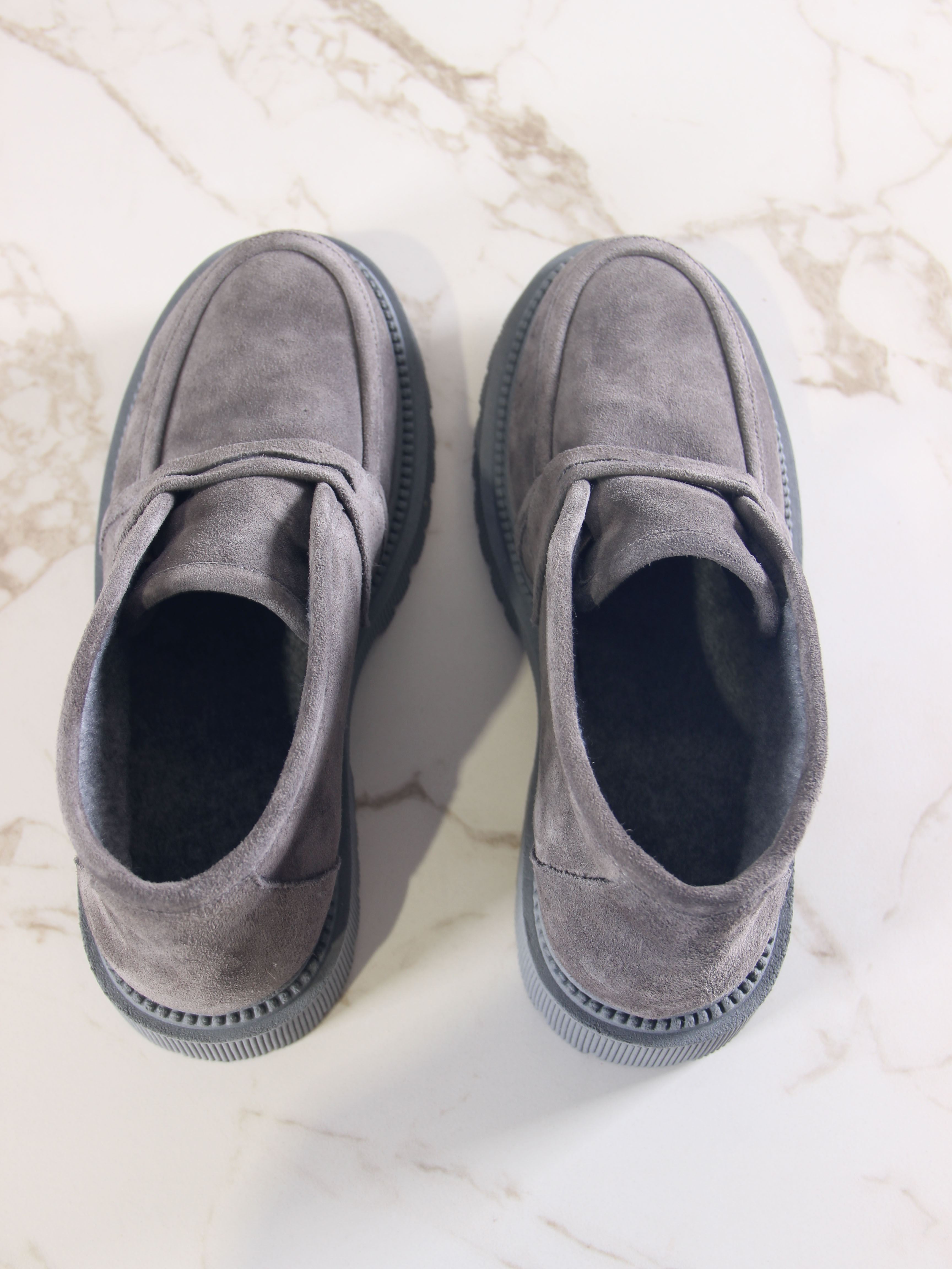 картинка Полуботинки  ED'ART 304.taskana'gr. Серый замок замша от интернет магазина