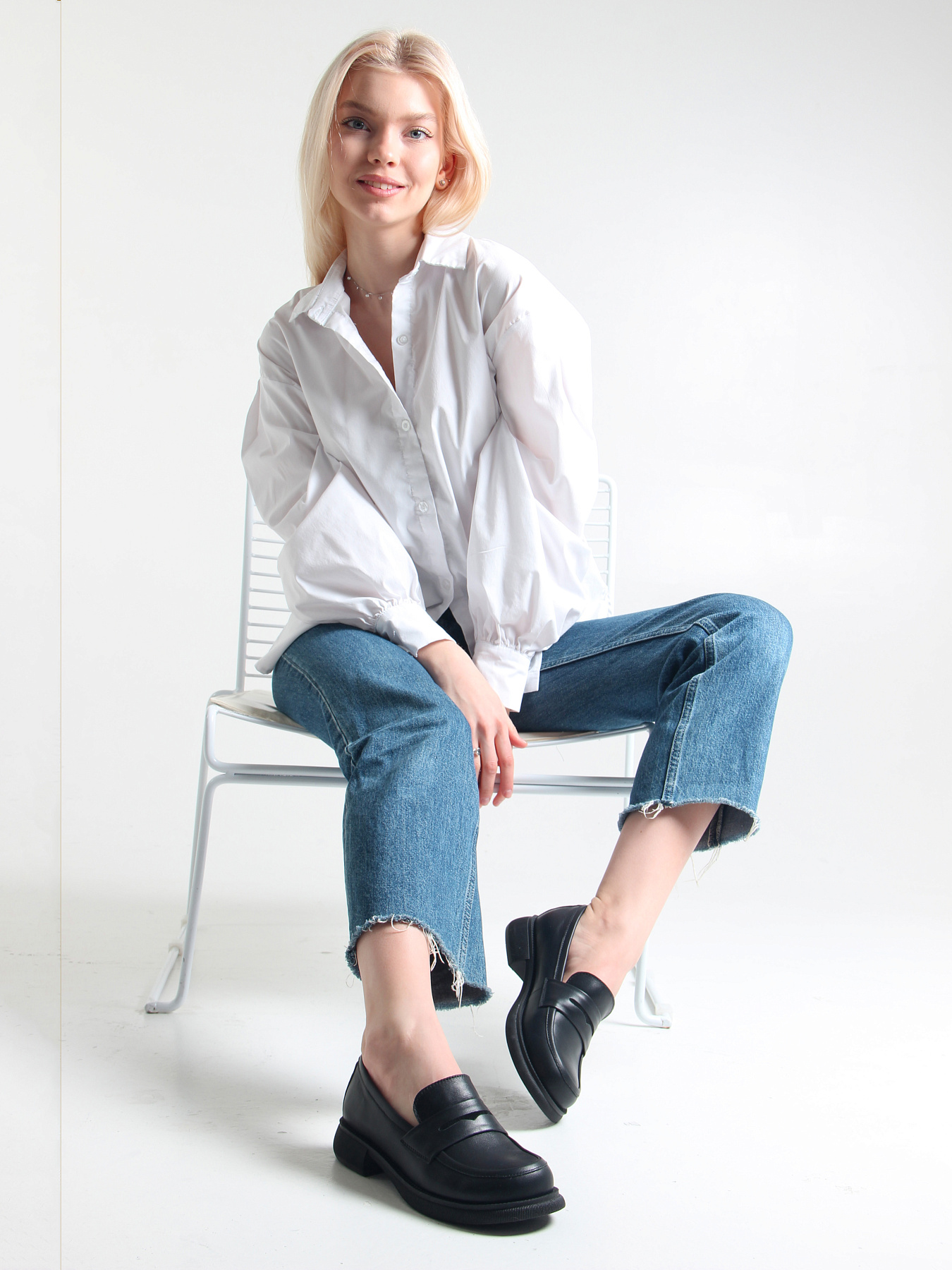 картинка Лоферы туфли ED'ART 175.патриция'bl. черный от интернет магазина