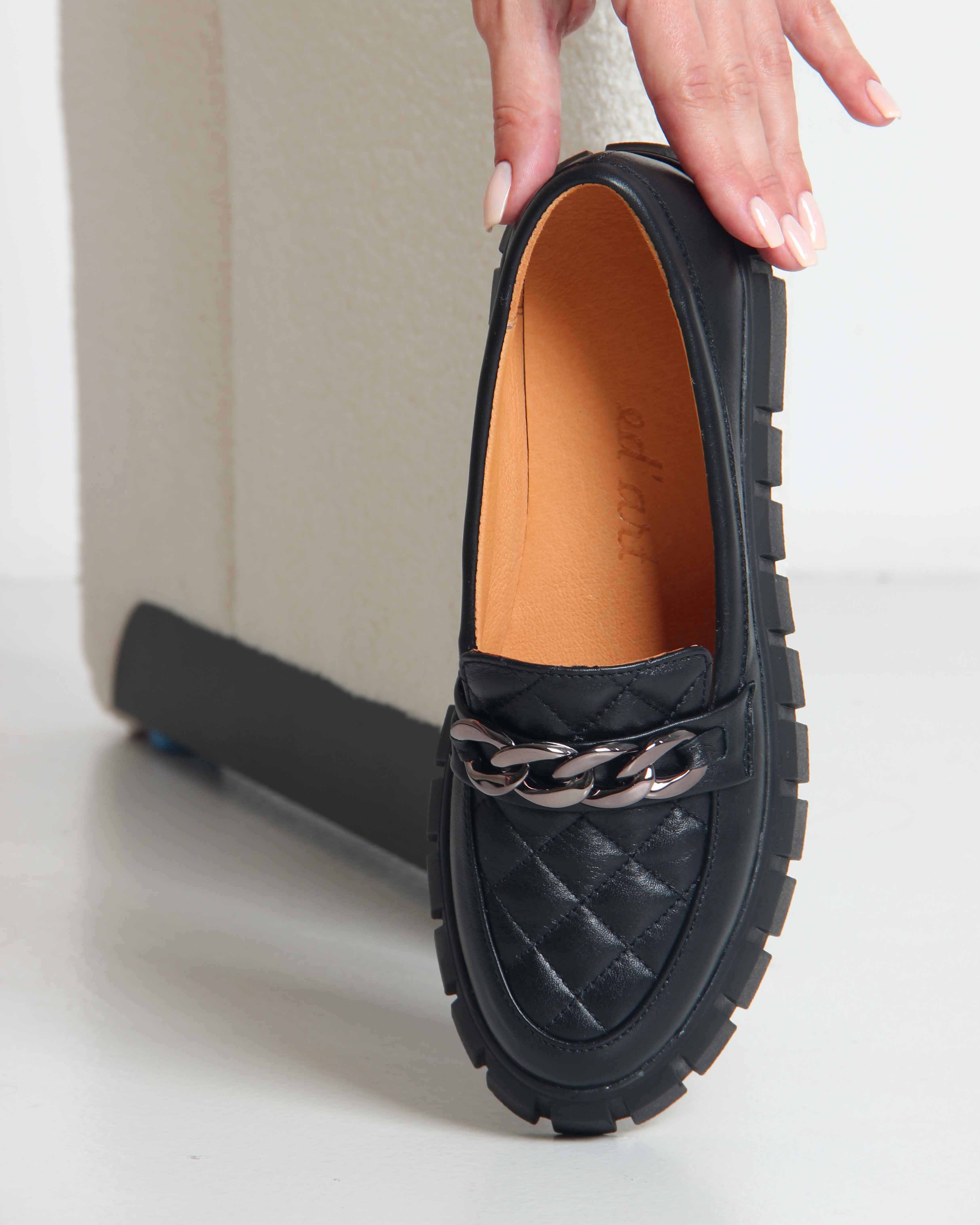 картинка Лоферы туфли ED'ART 145.91505'bl.Black от интернет магазина