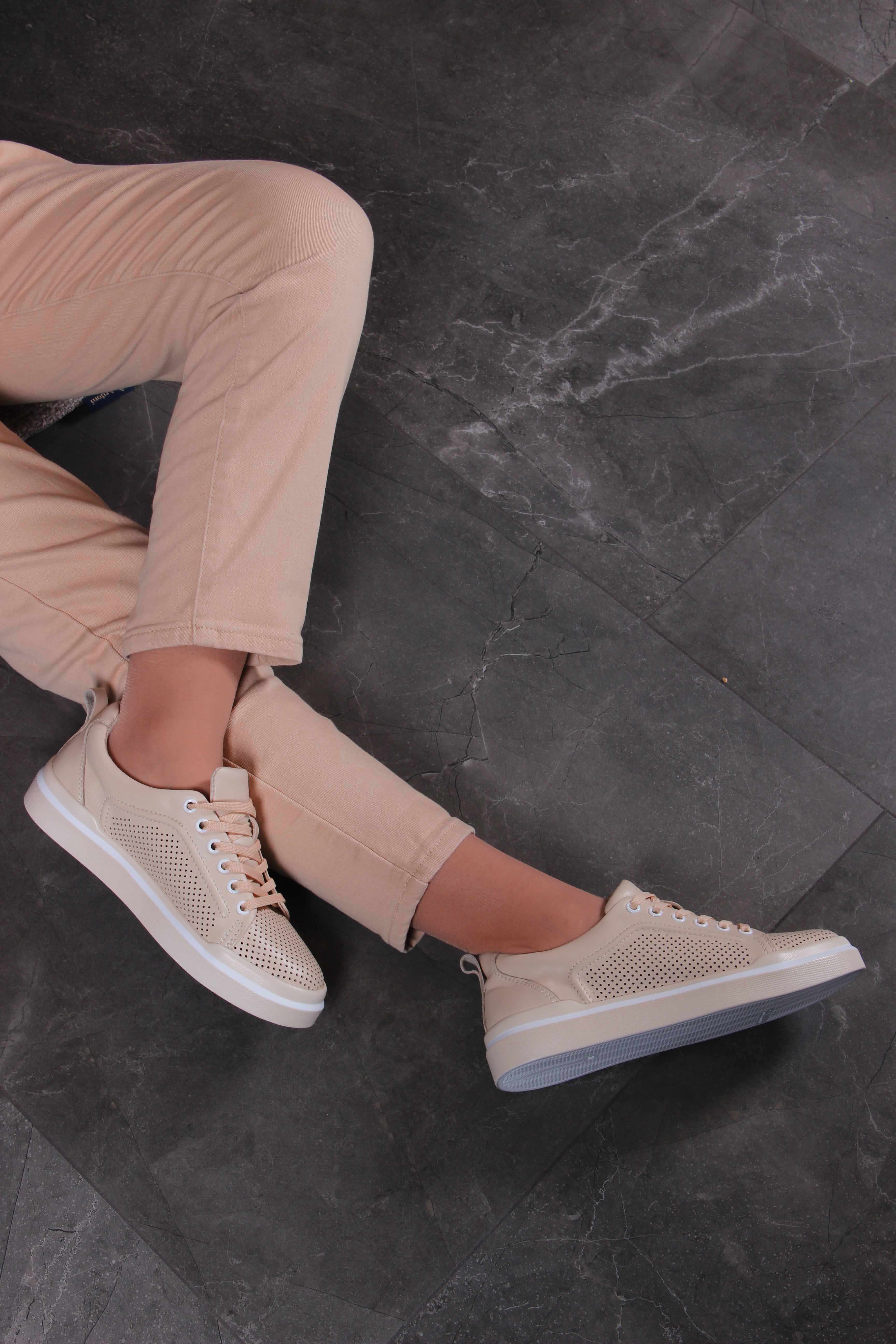 картинка Кеды ED'ART 158.p.paloma'be/w. Бежевый от интернет магазина