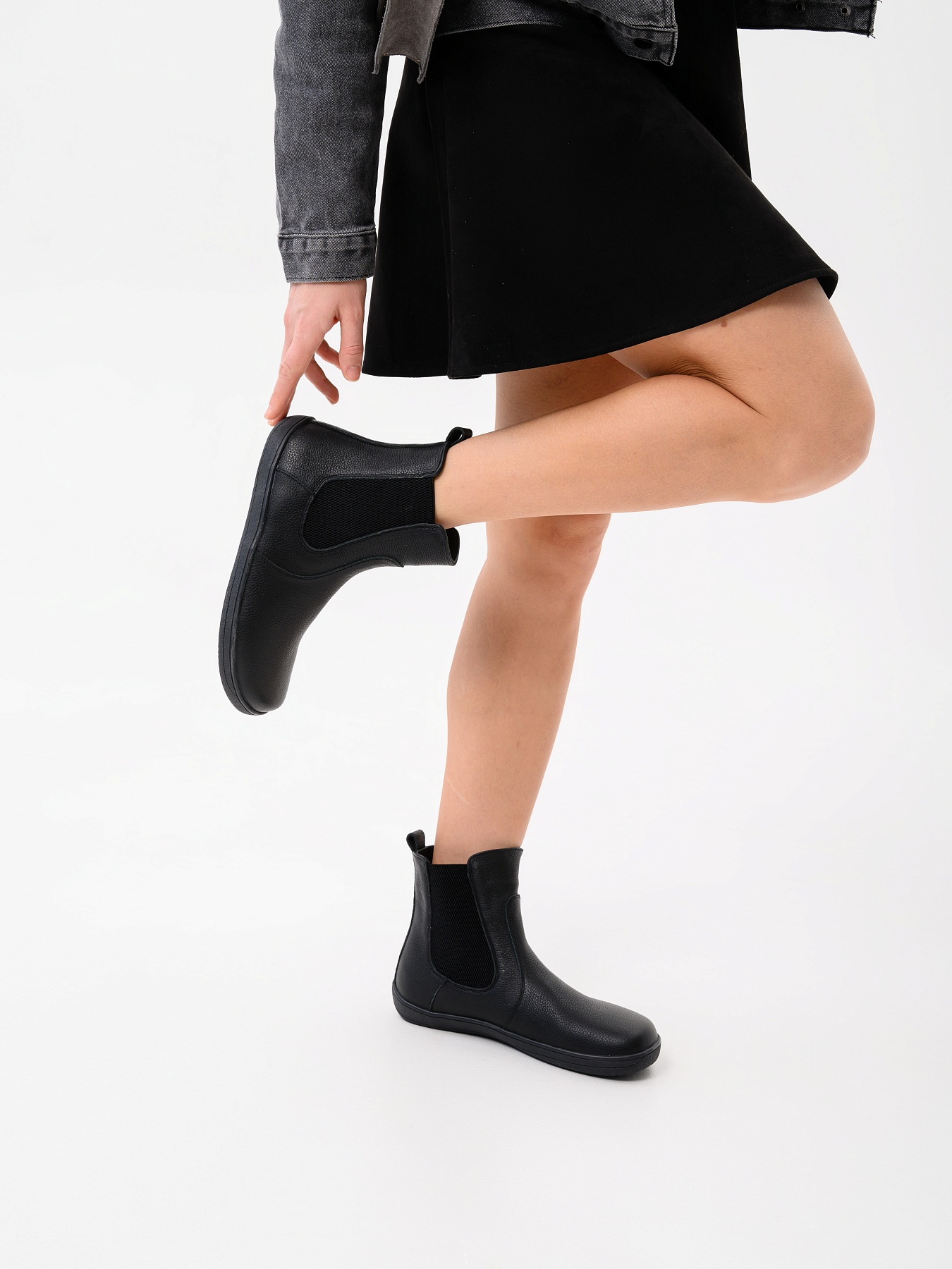 картинка Челси босоногие ED'ART 366.NATA'bl.Черный флоттер от интернет магазина