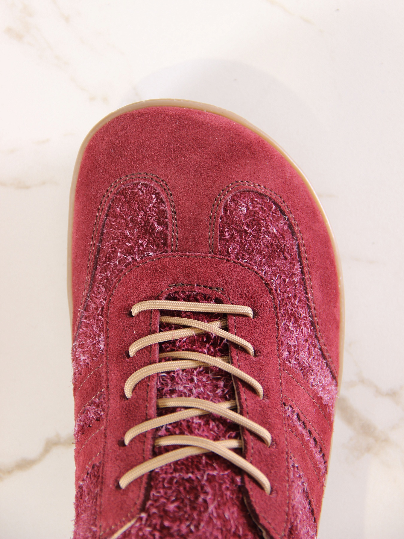 картинка Босоногие кеды ED'ART 184.nata'br.Бордовая замша+бордовый джангл от интернет магазина