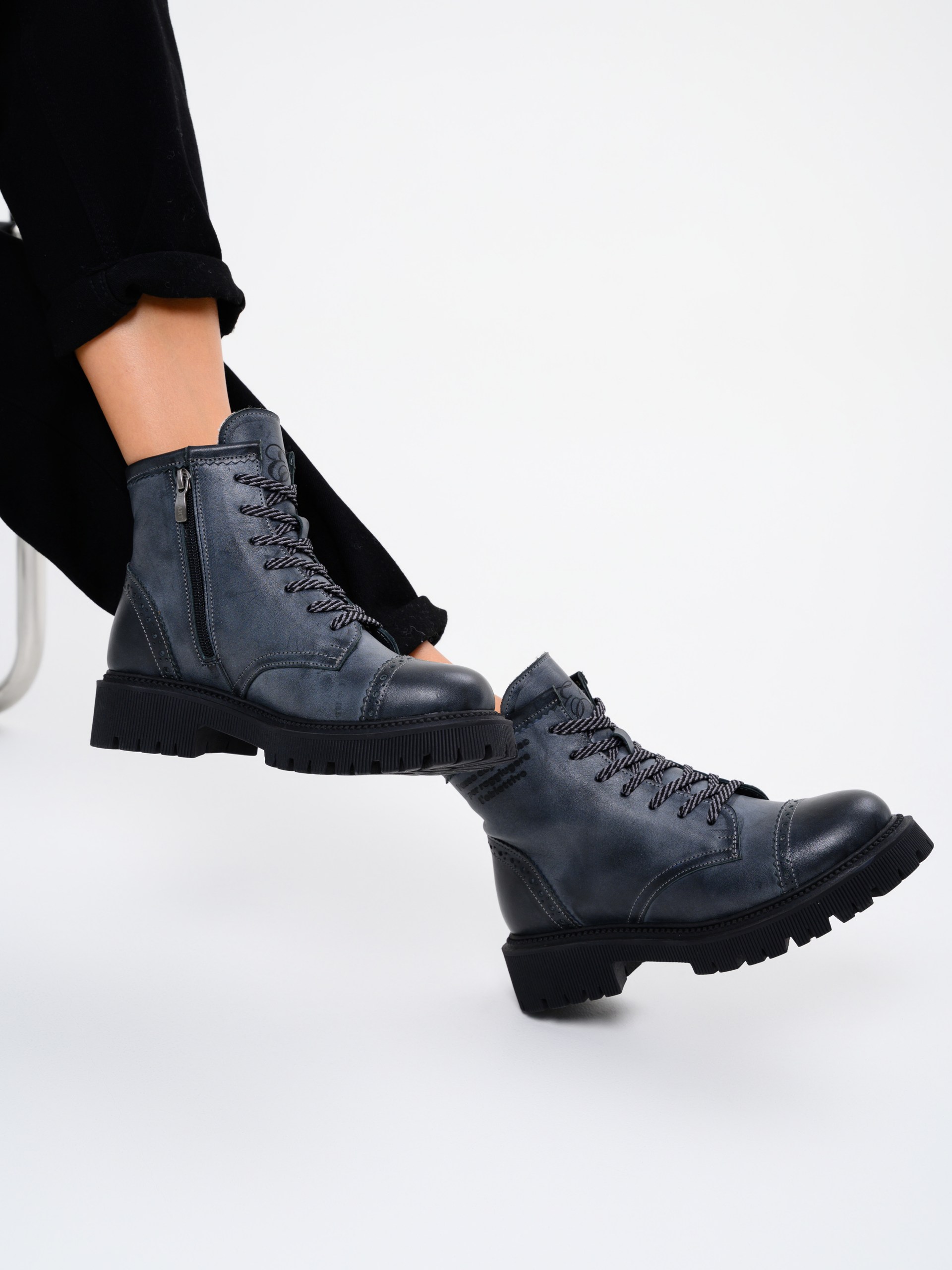 картинка Ботинки ED'ART 319.taskana'bl. Вакса черная от интернет магазина